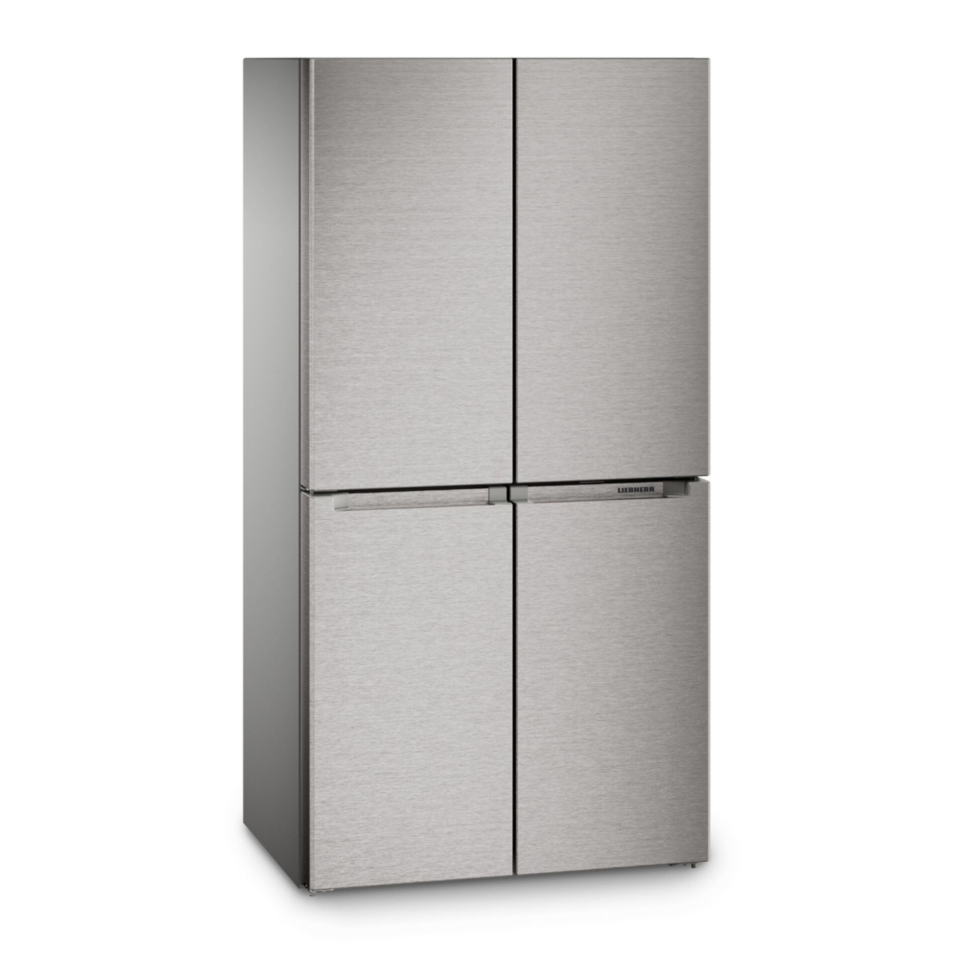 Kühlschrank, Stahl, Smart-Frontelement, Vier Türen, Side-by-Side