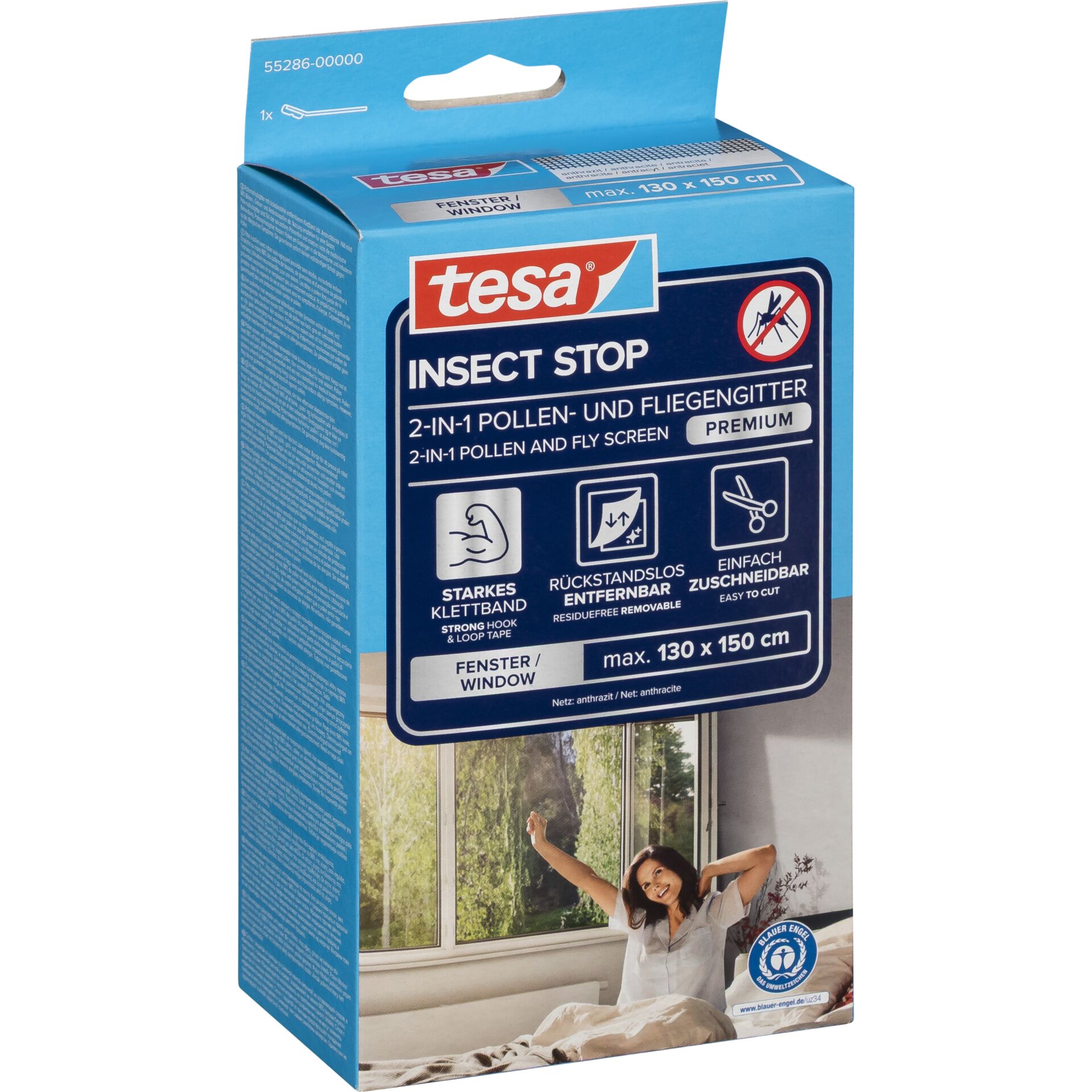 Person, Insect stop, Insektenschutz, Fenster, Pollenfilter, Klebeband