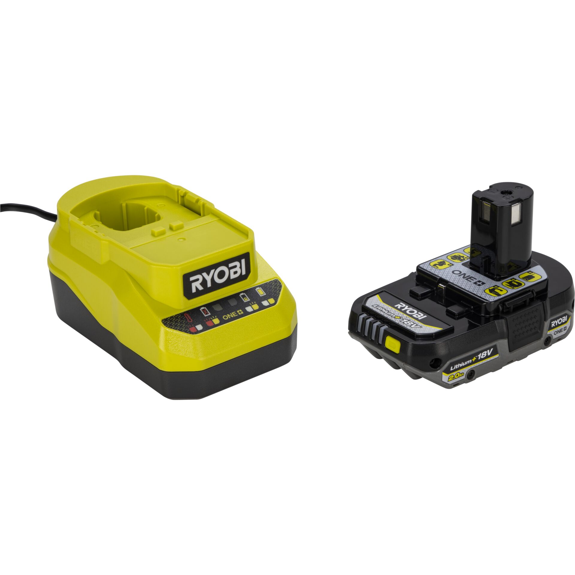 Ladegerät, Batterieladegerät, Ryobi, Li-Ionen, Akku-Betrieb