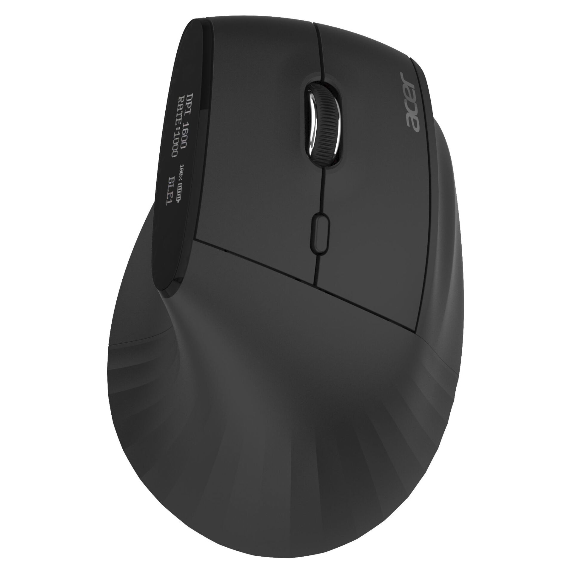 Maus, USB-Drahtlos, Ergonomisch, Schwarz, Nice