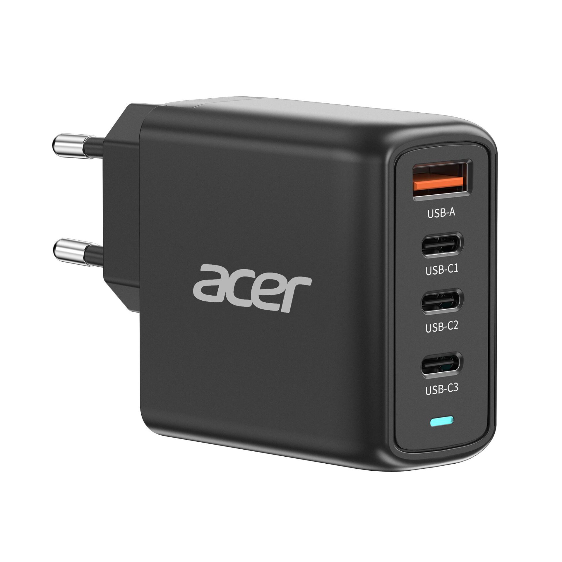 USB-Ladeadapter, 5-Port USB-C Charger, USB-A Port, EU Stecker, Kompakt
