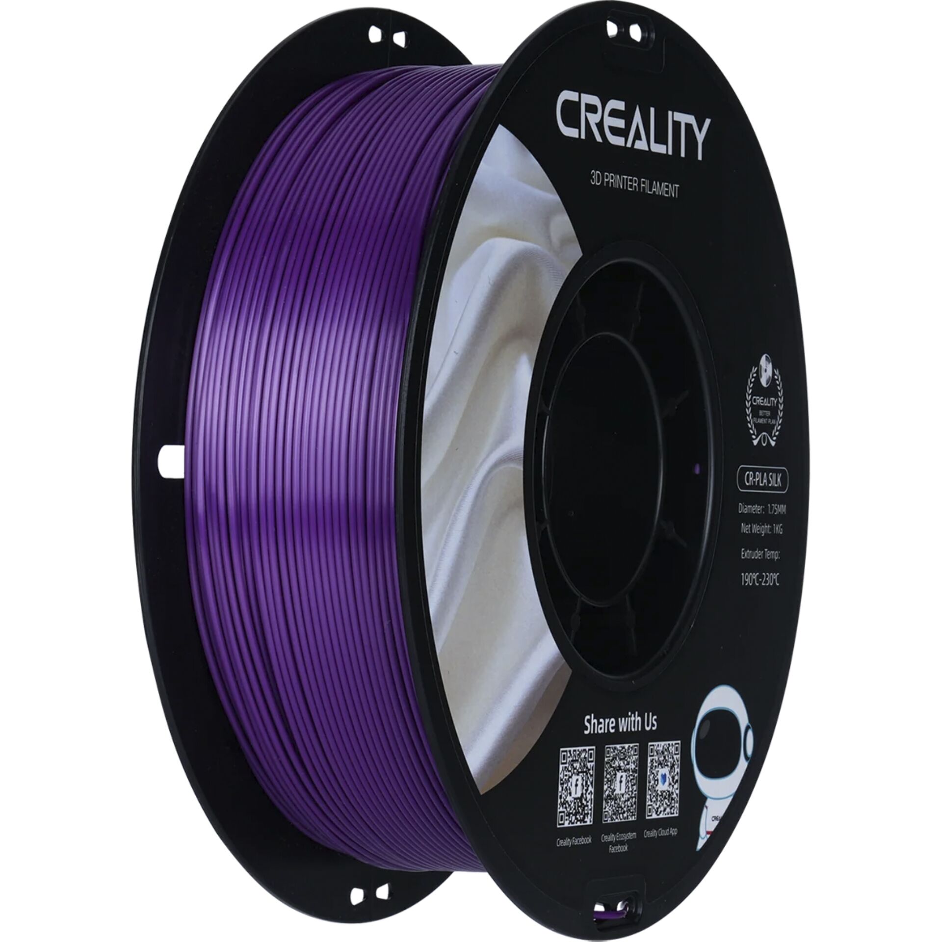3D-Druck Filament, Filament Spule, Lila Filament, Spule, Druckmaterial