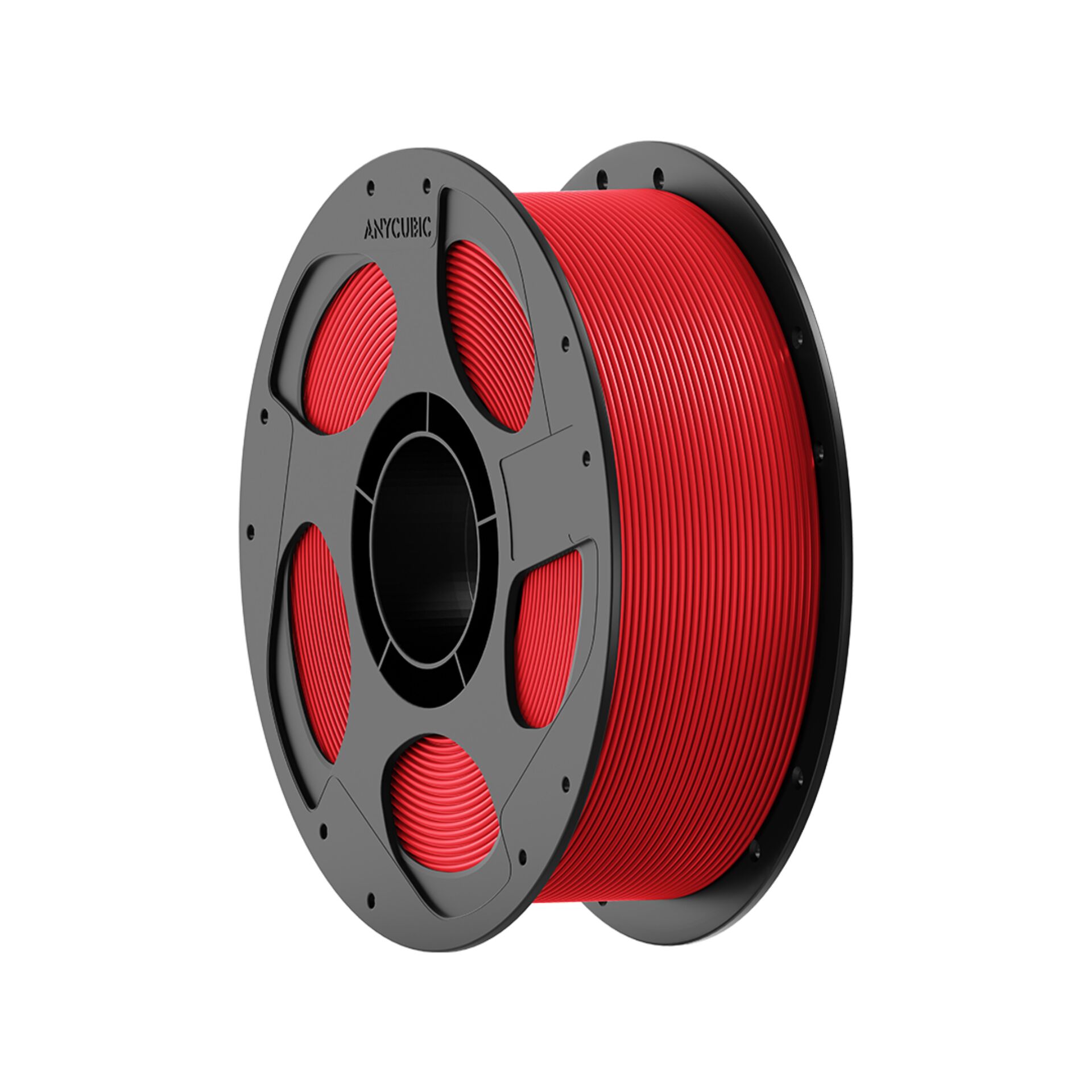 3D-Druck-Filament, PLA-Filament, rotes Filament, Spule, Filamentenspulen