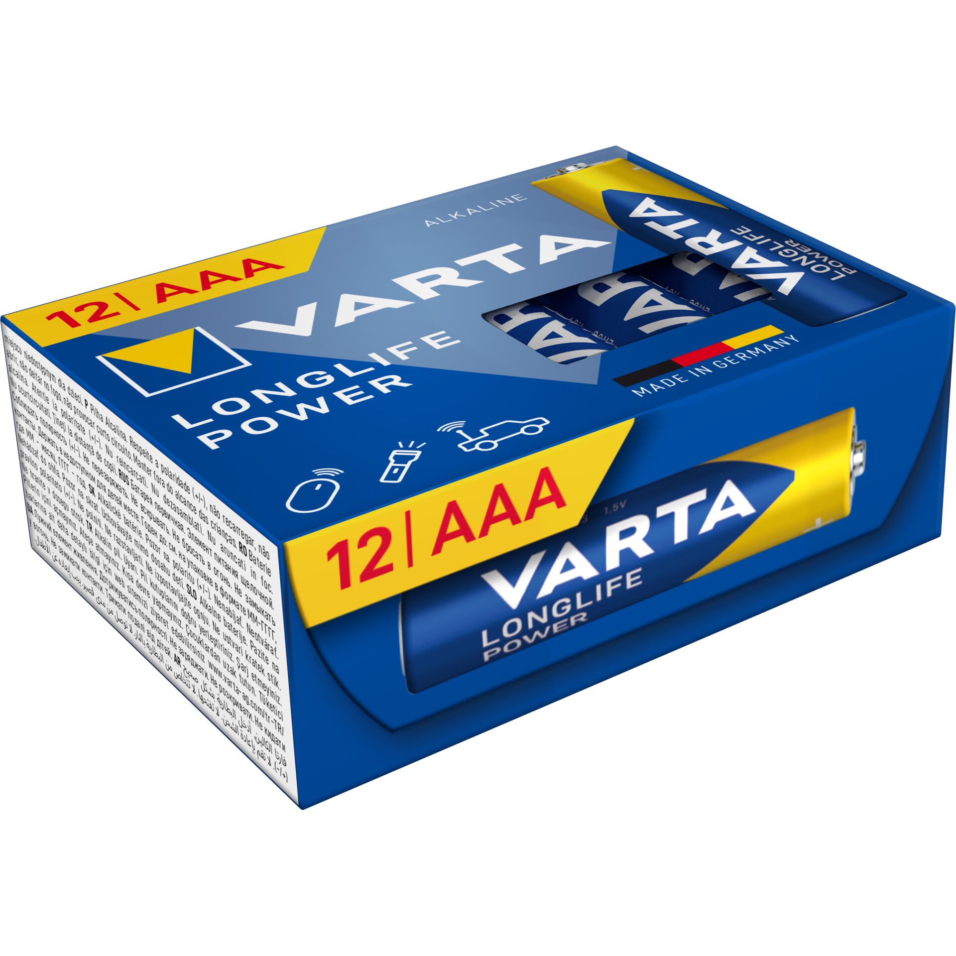 AAA-Batterie, AA-Batterie, Varta, Alkaline, Batterie-Pack
