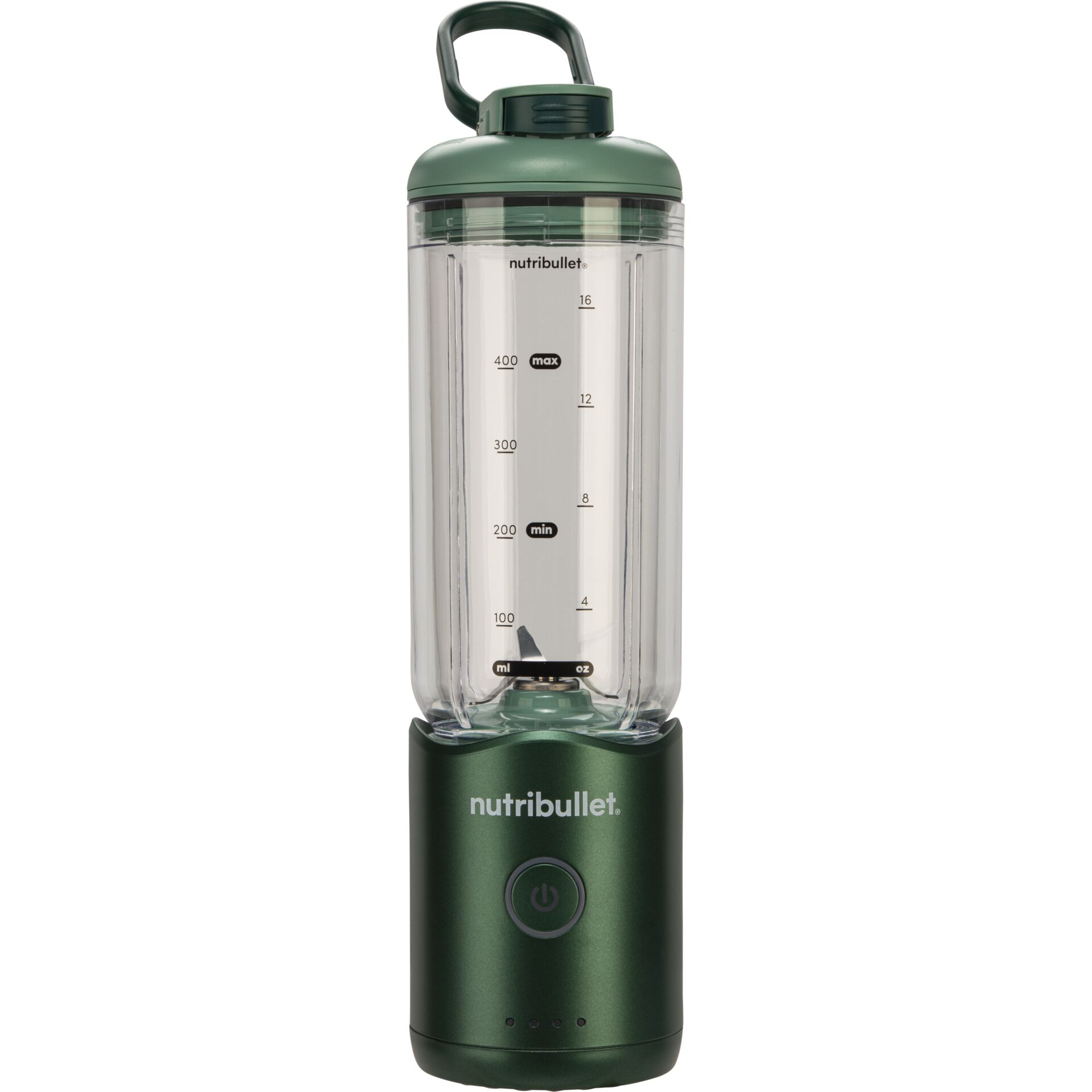 Mixer, Blender, Single-serve, Green, Transparent jar