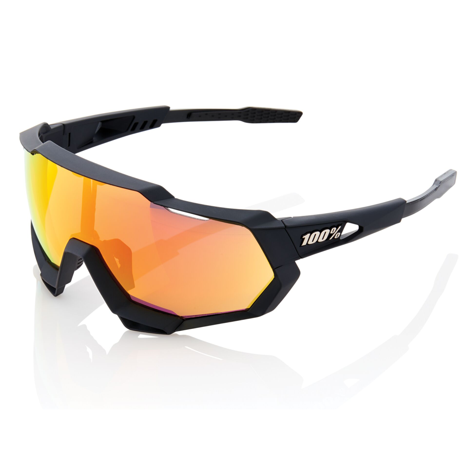 Brille, Sportbrille, Goggles, UV-Schutz, Rahmen schwarz