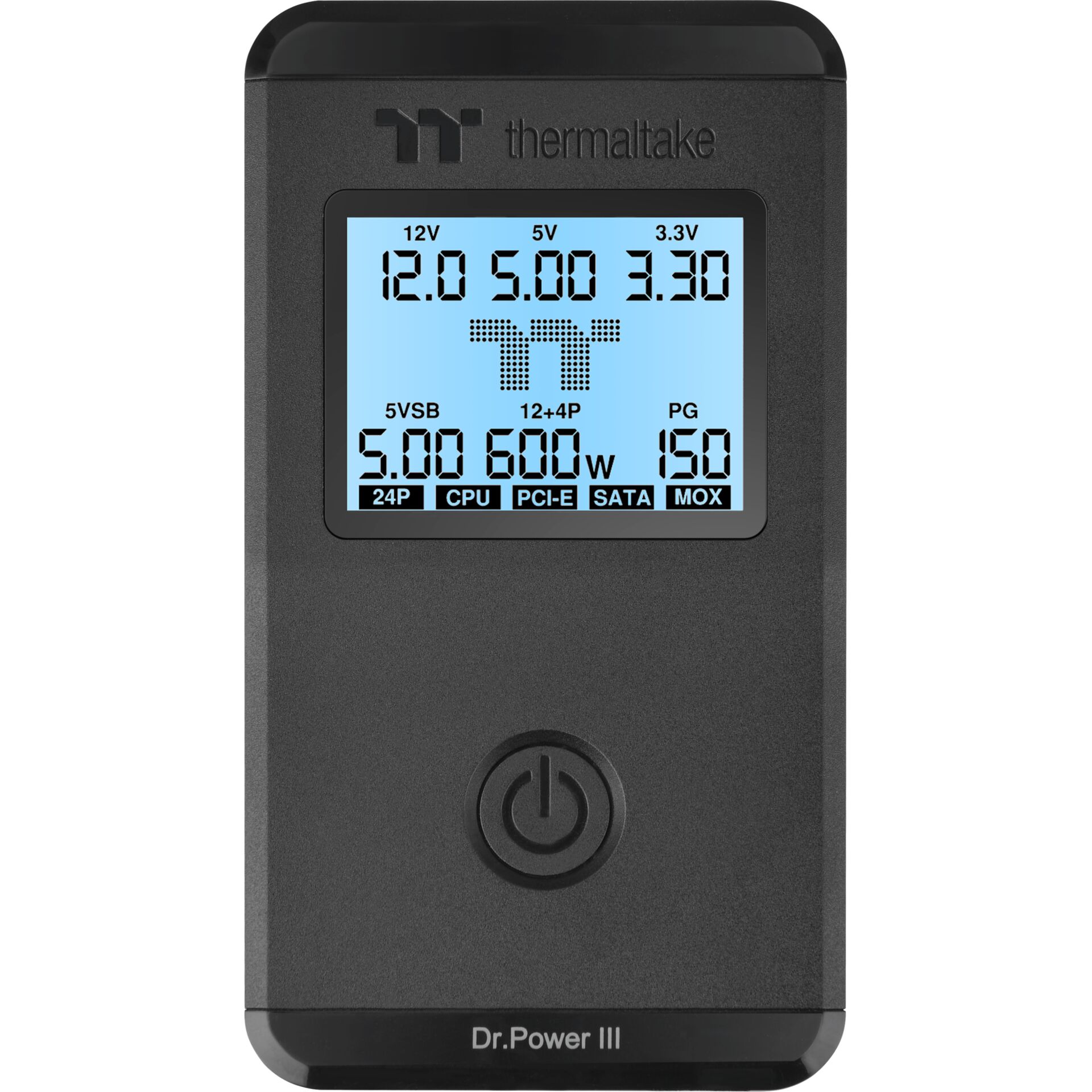 Powerbank, LED-Anzeige, Ausgänge 12V/5V/3.3V, Netzschalter, Dr.Power III