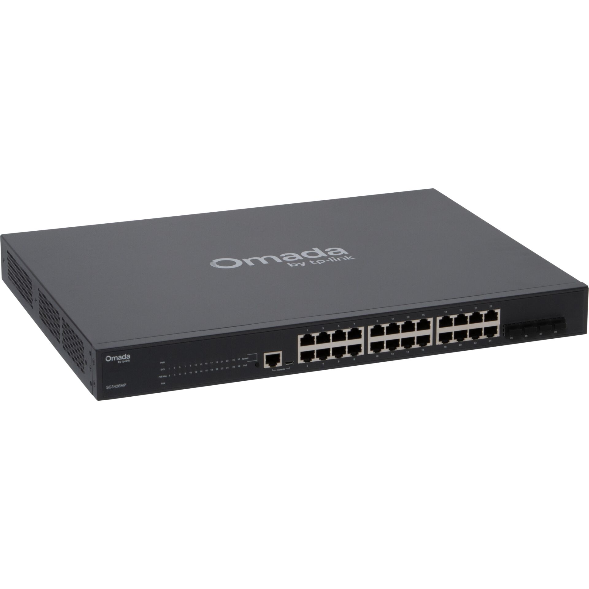 Switch, PoE-Switch, 24-Port, Gigabit, Rack-mount