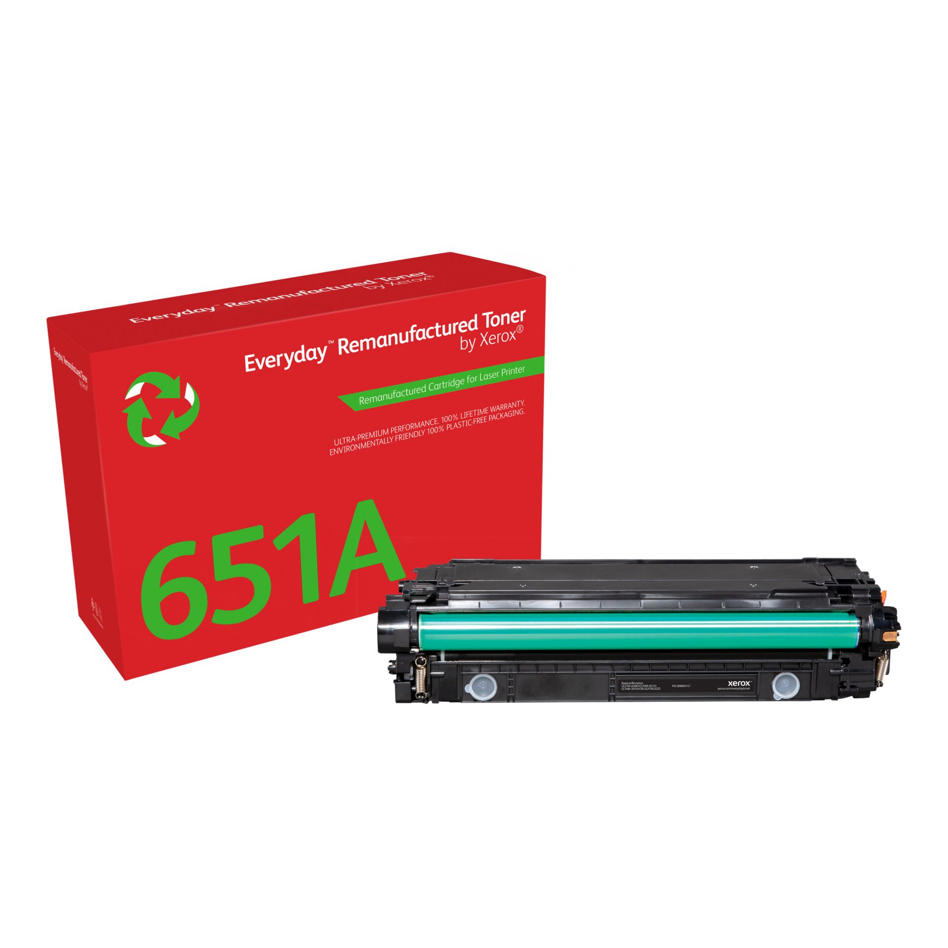 Toner, Tonerpatrone, Lasertoner, Remanufactured, Xerox 651A