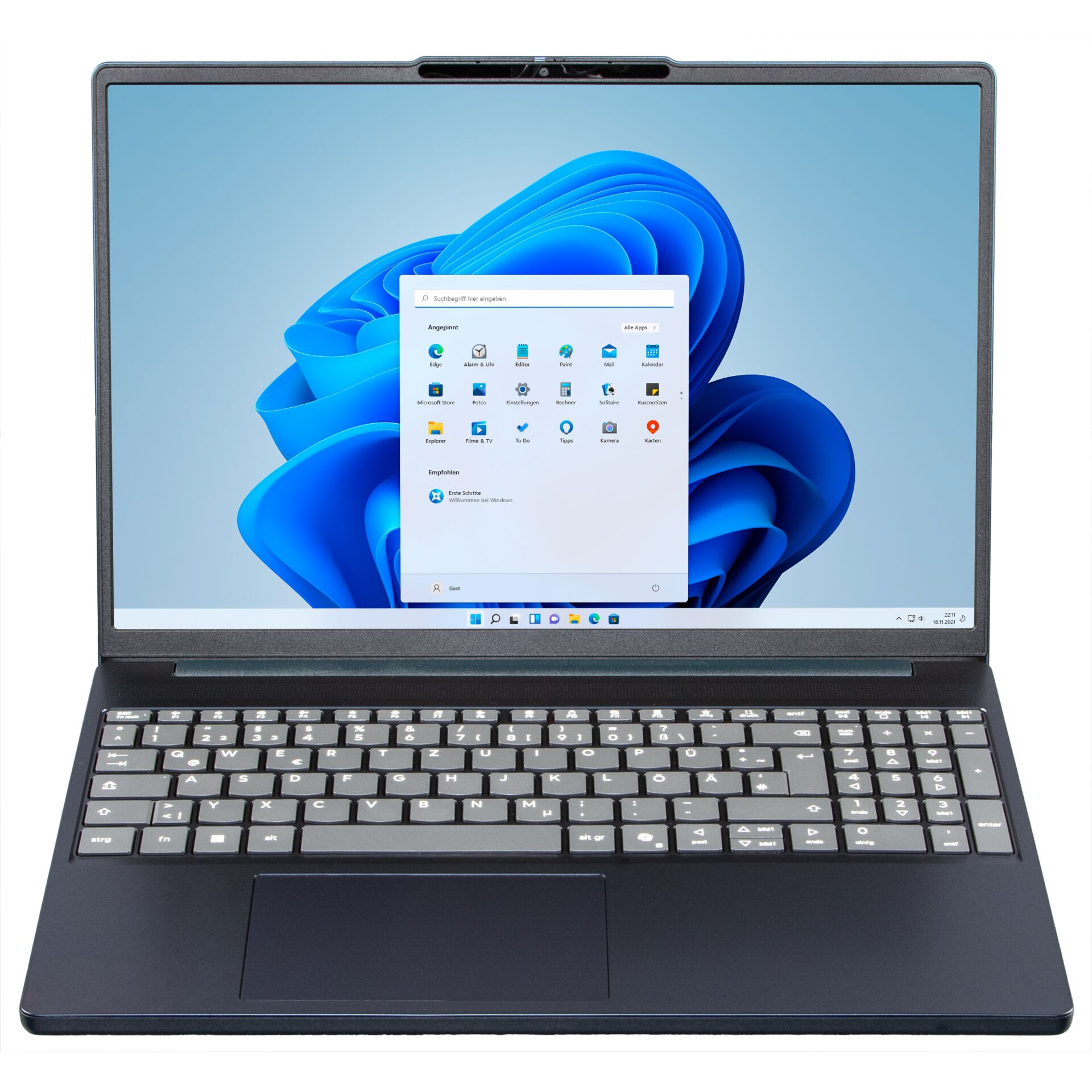 laptop, windows laptop, blue, keyboard, touchpad, Laptop, Notebook, LED-Display, Tastatur, Clamshell?