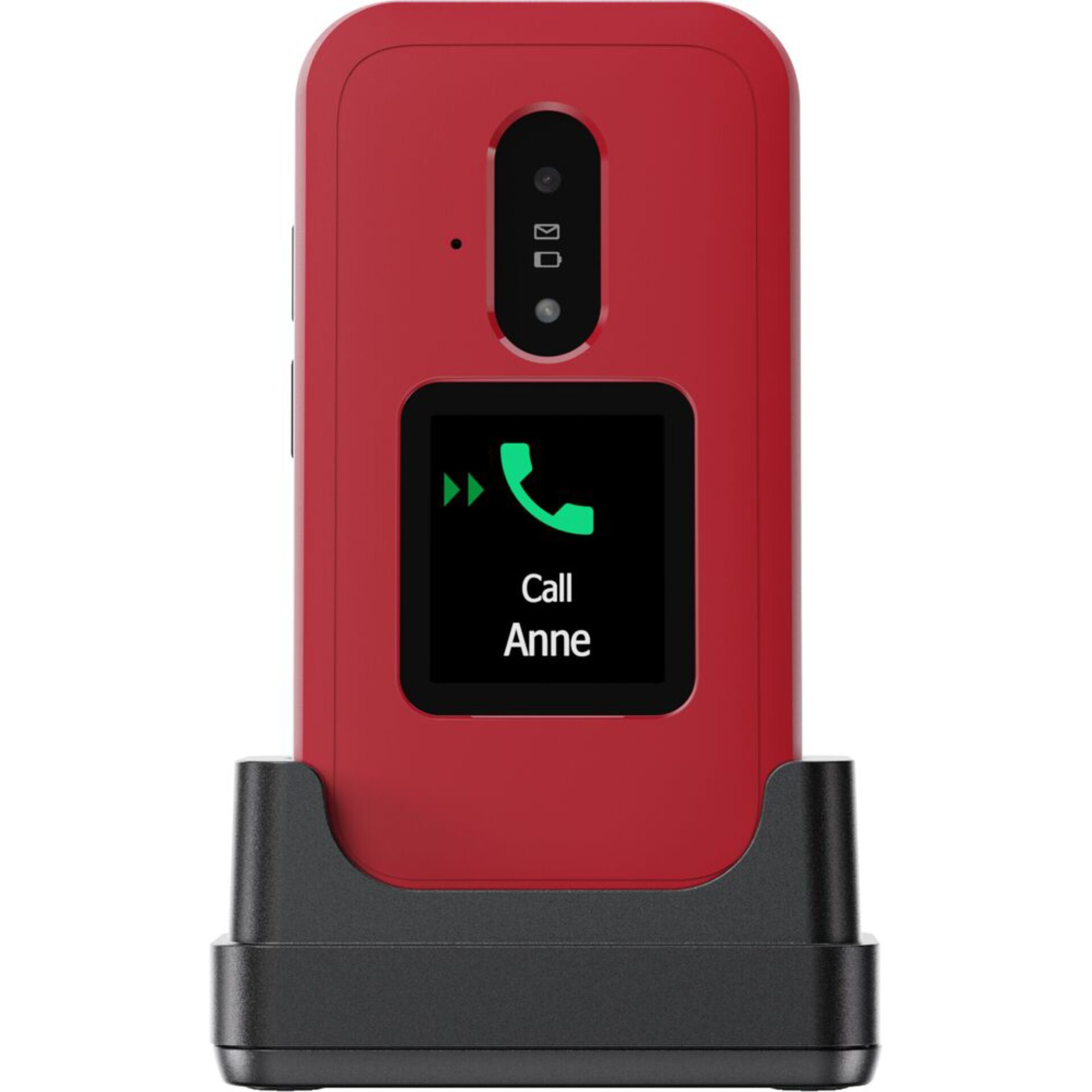 Handy, Smartphone, Hülle, Rot, Dockingstation