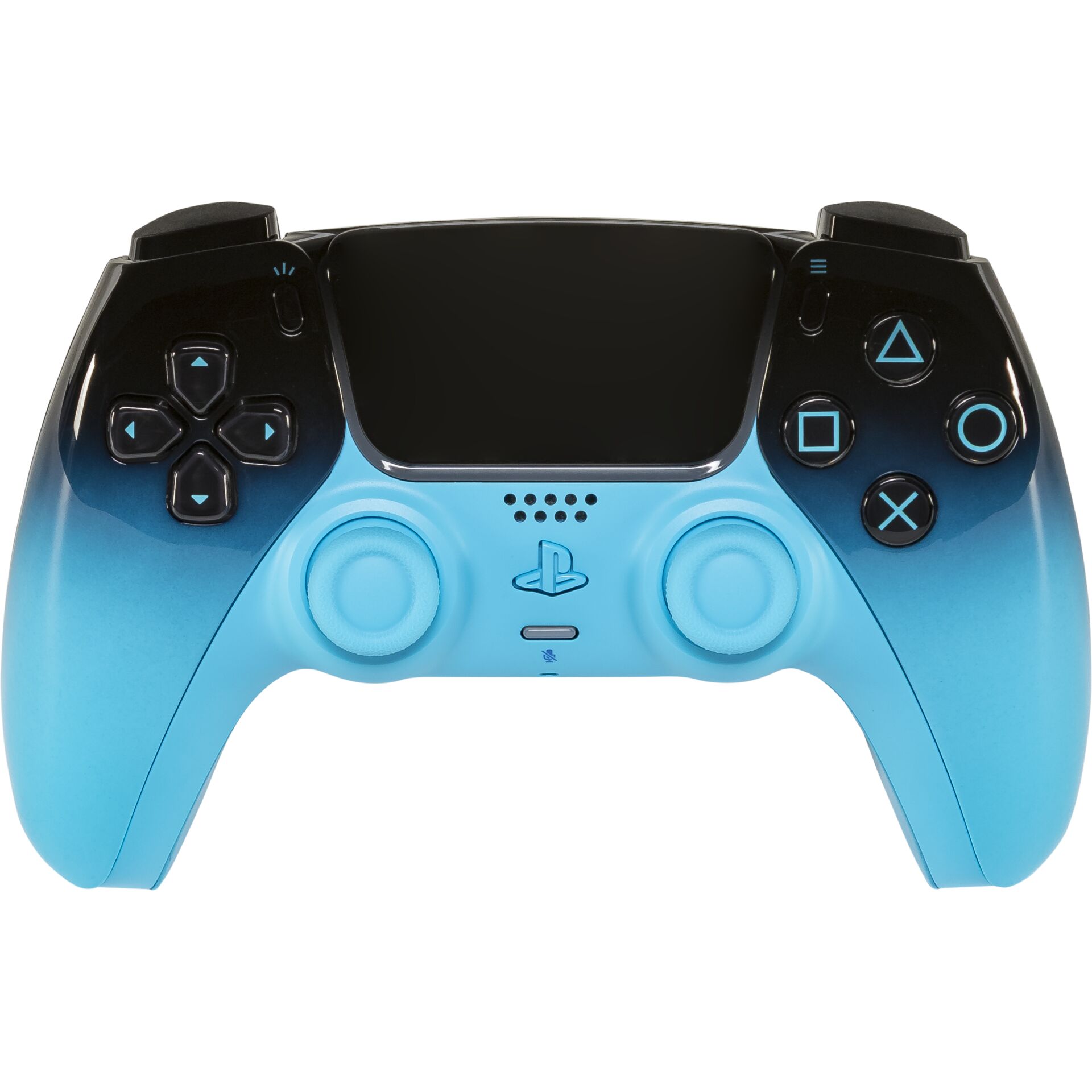 playstation, controller, blauer verlauf, dualshock, konsolen zubehör