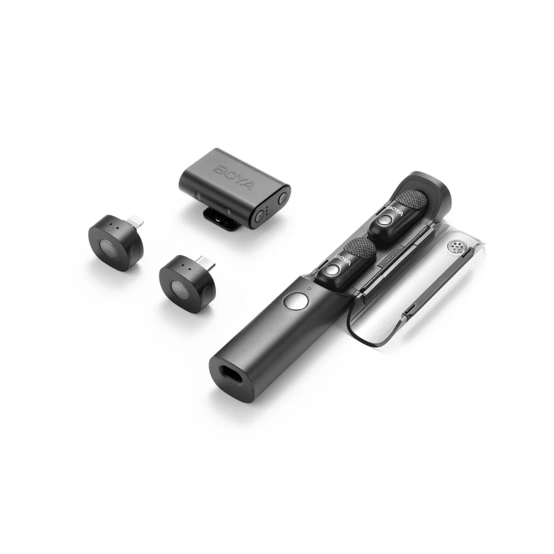 Callout mic, Wireless earphones, Bluetooth mic, Empfänger-Set, Tragisches Mikrofon