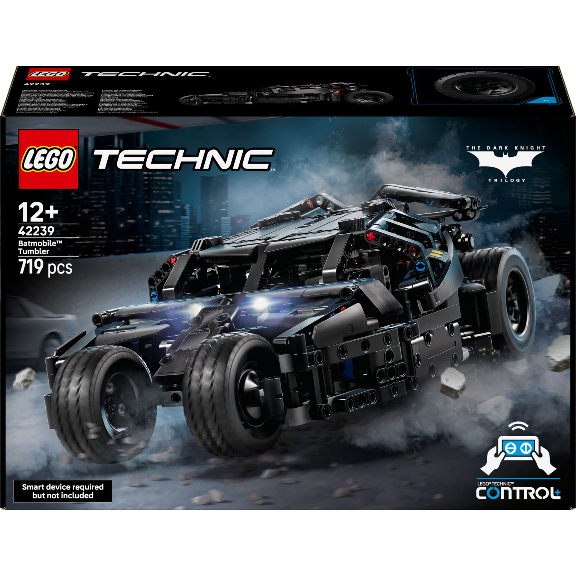 Batmobil, Technic, Profi-Bausatz, 719 Teile, Dunkler Ritter