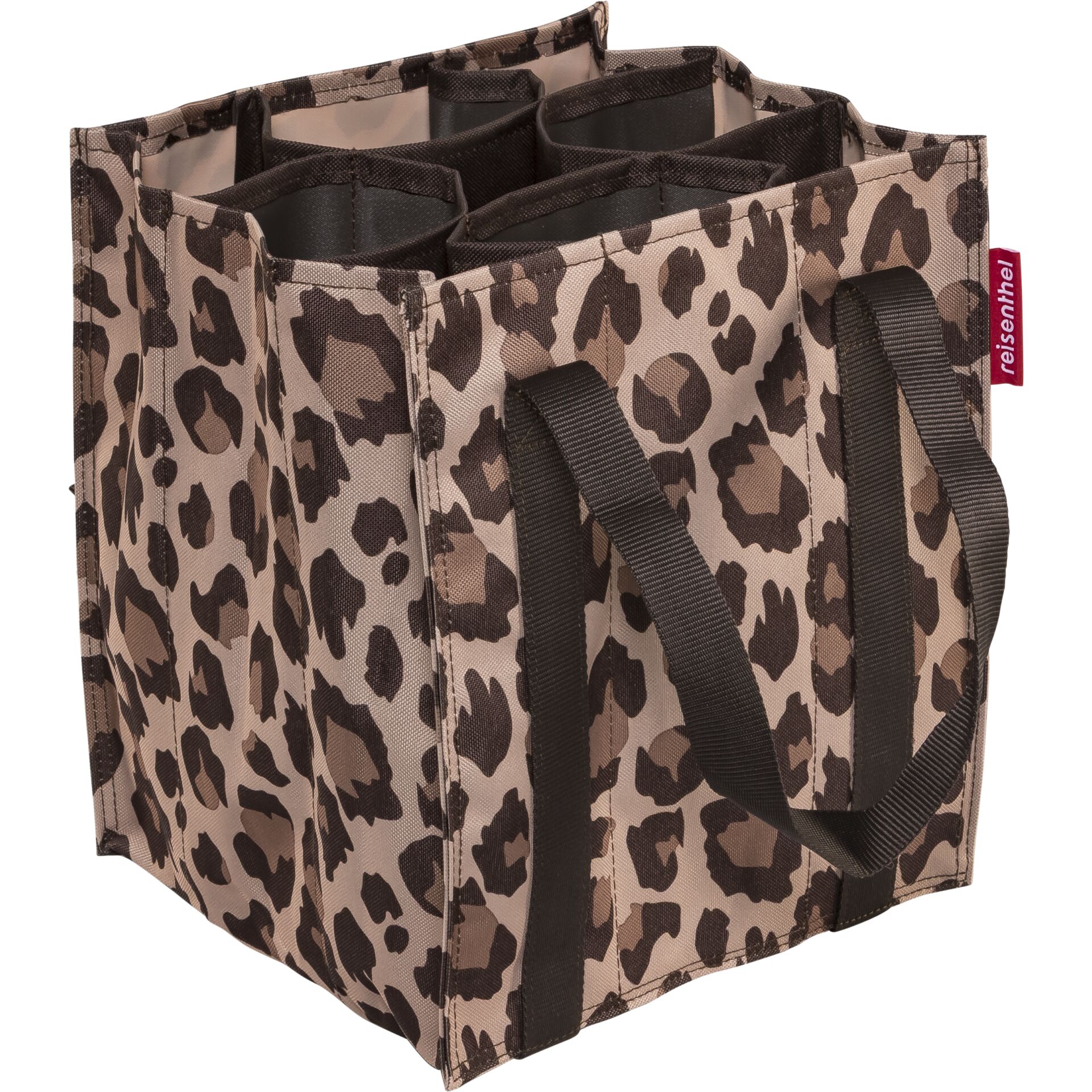 Tasche, Tragetasche, Leopard Muster, Stofftasche, Tragegriff