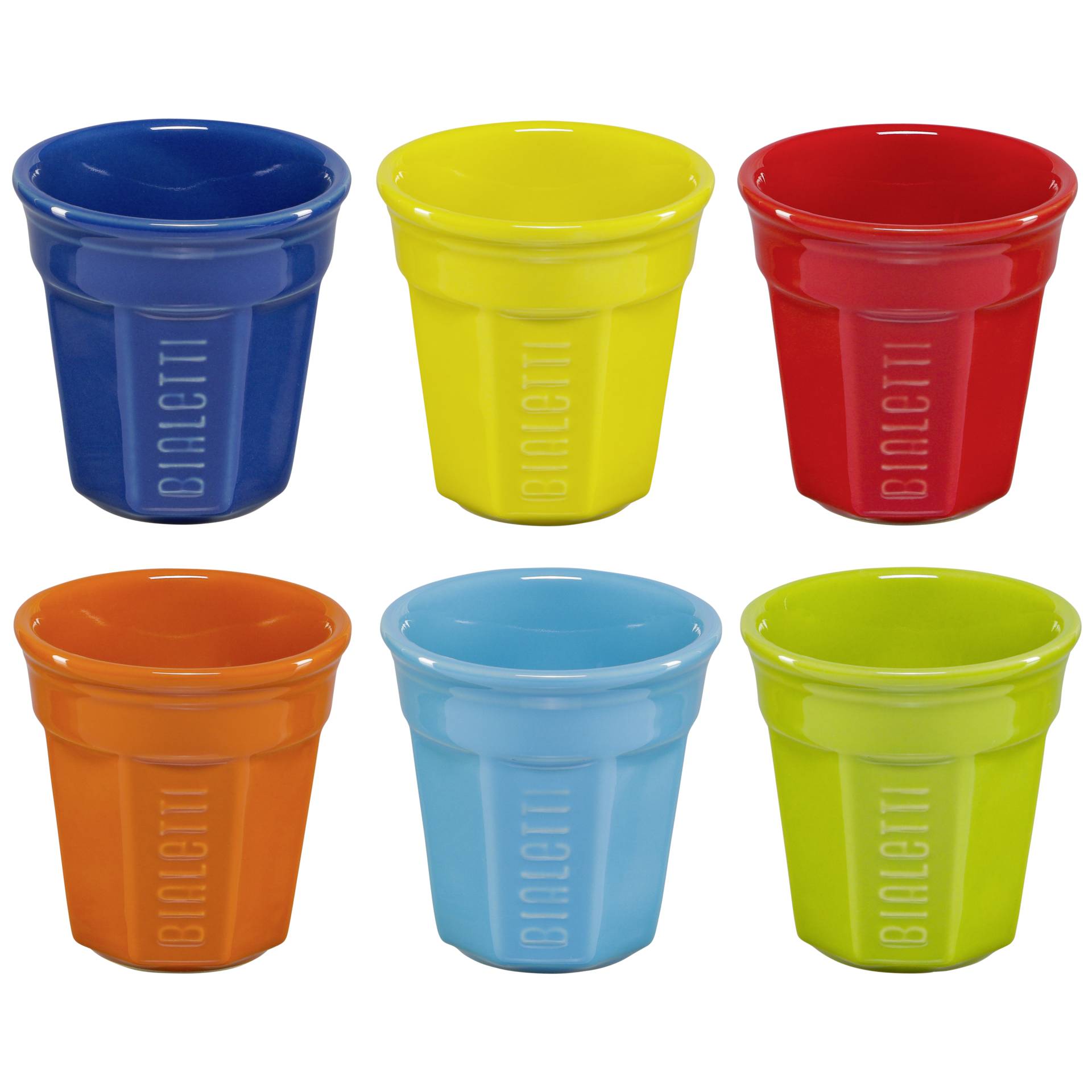 bunte becher, shotgläser, Plastikbecher, sechserpack, Becher-Set