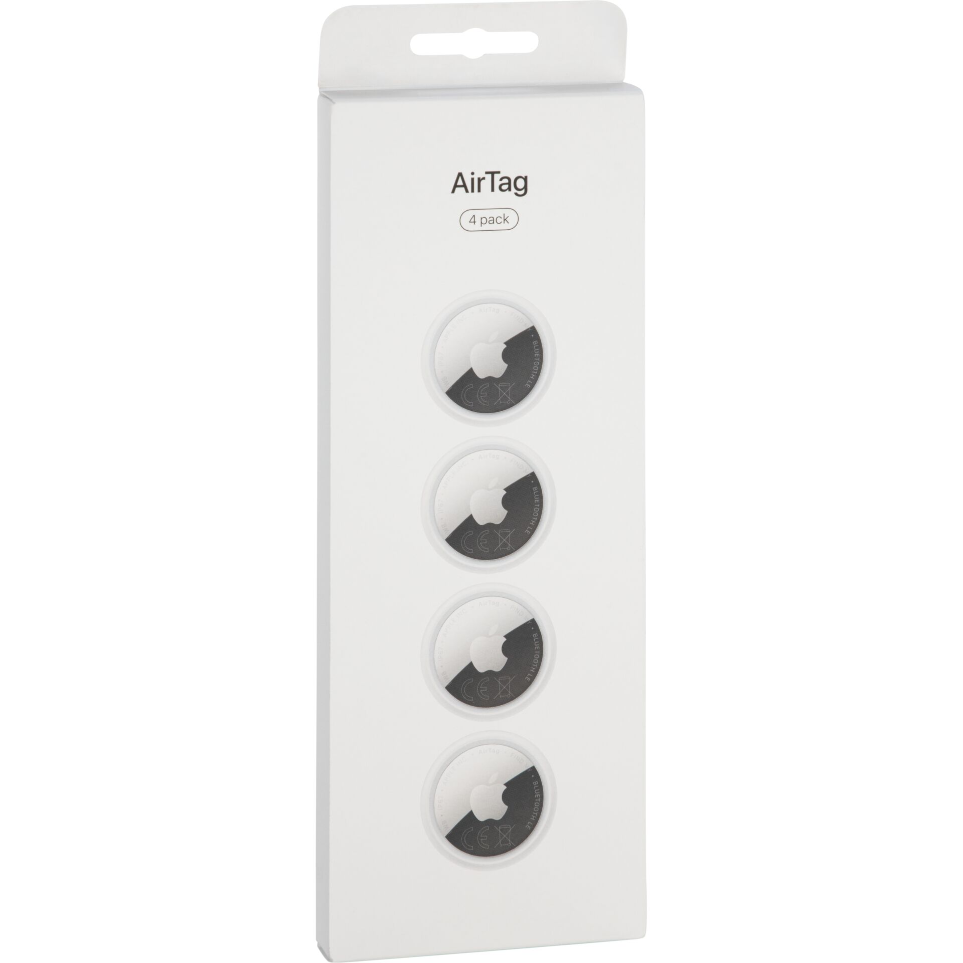 AirTag, 4er Pack, Scheibenförmig, Tracker, Apple Zubehör