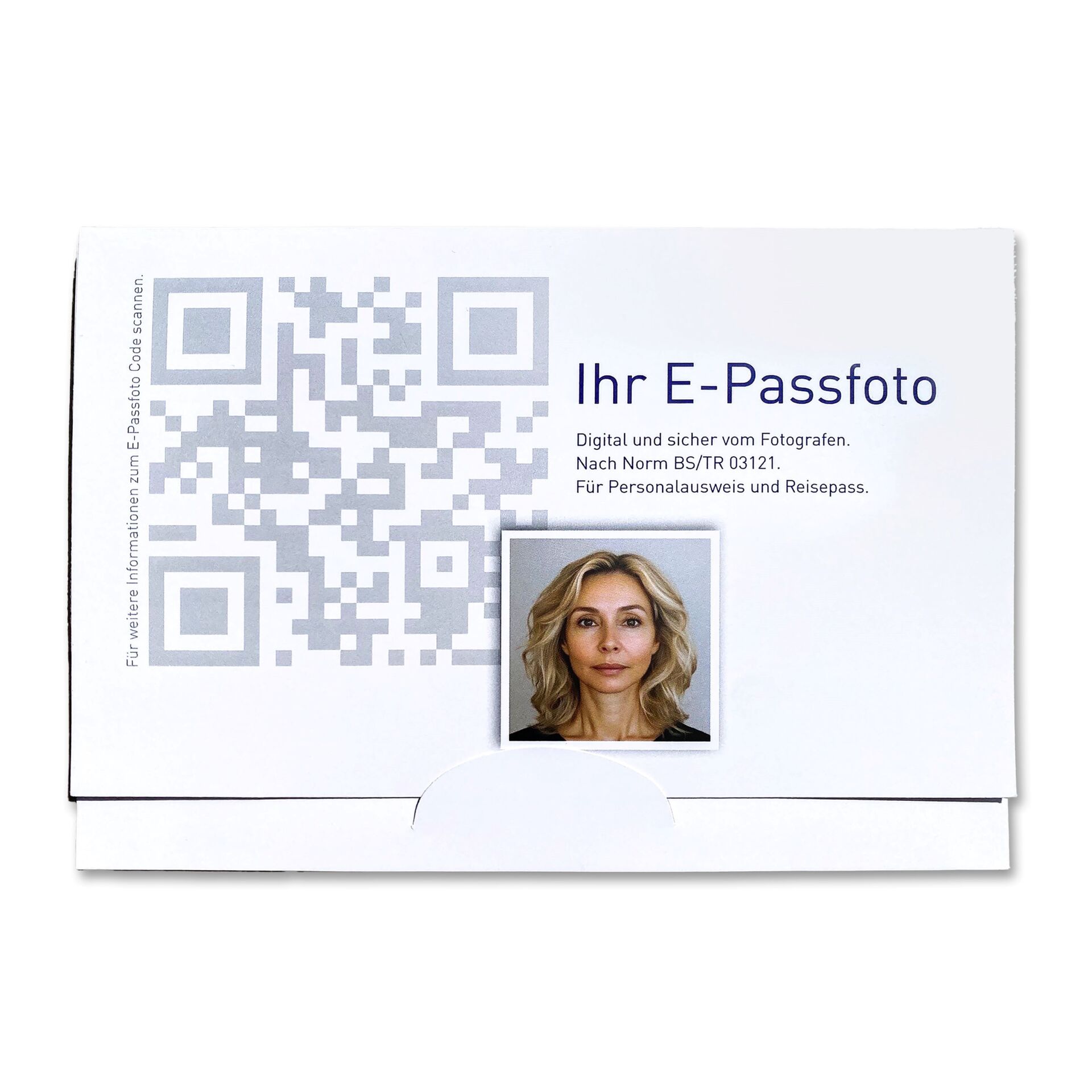 Text, QR-Code, Werbung, Person
