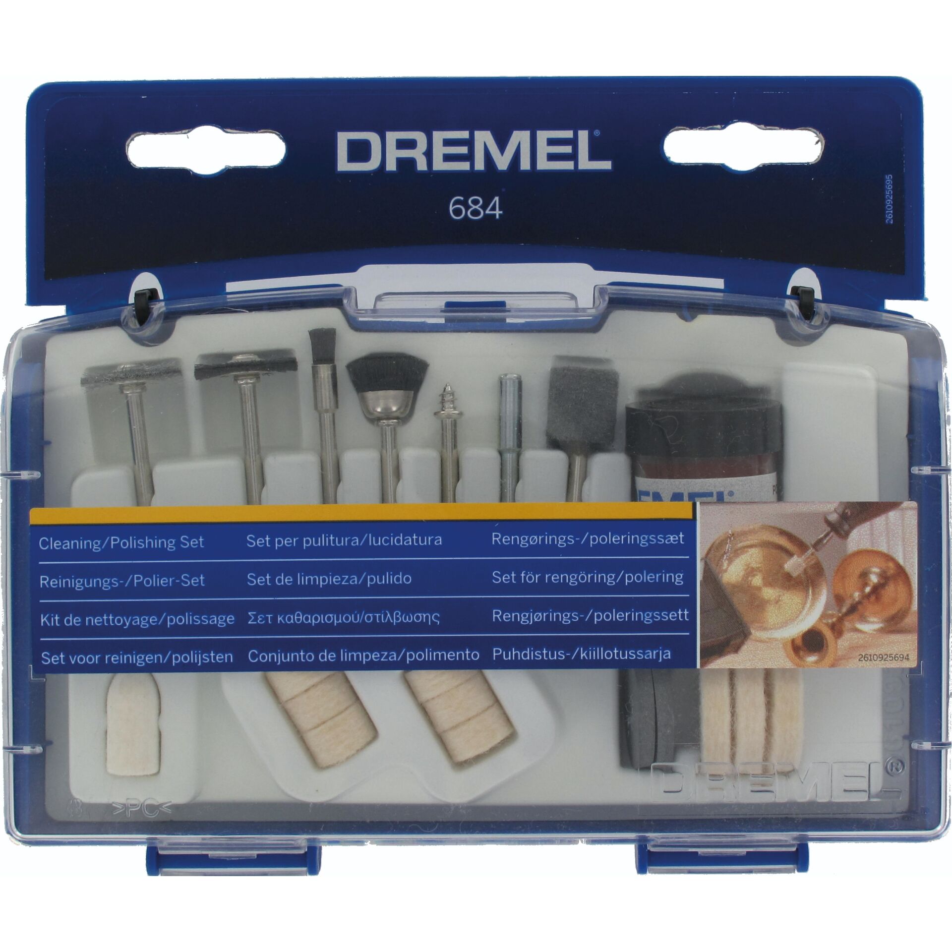 Dremel-Set, Polier-Set, Zubehör, Bohrer, Reinigungswerkzeuge