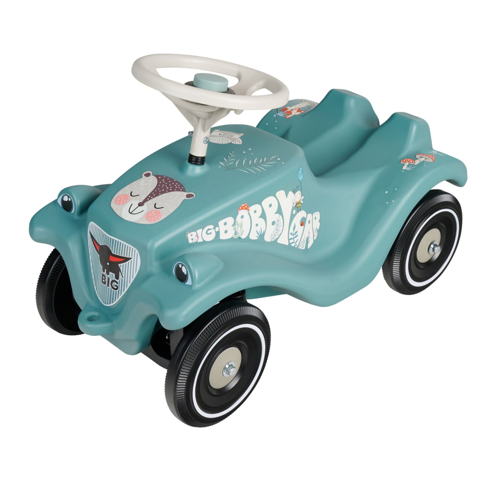 Rutschauto, Kinderfahrzeug, Spielzeugauto, Tiermotive, Blau