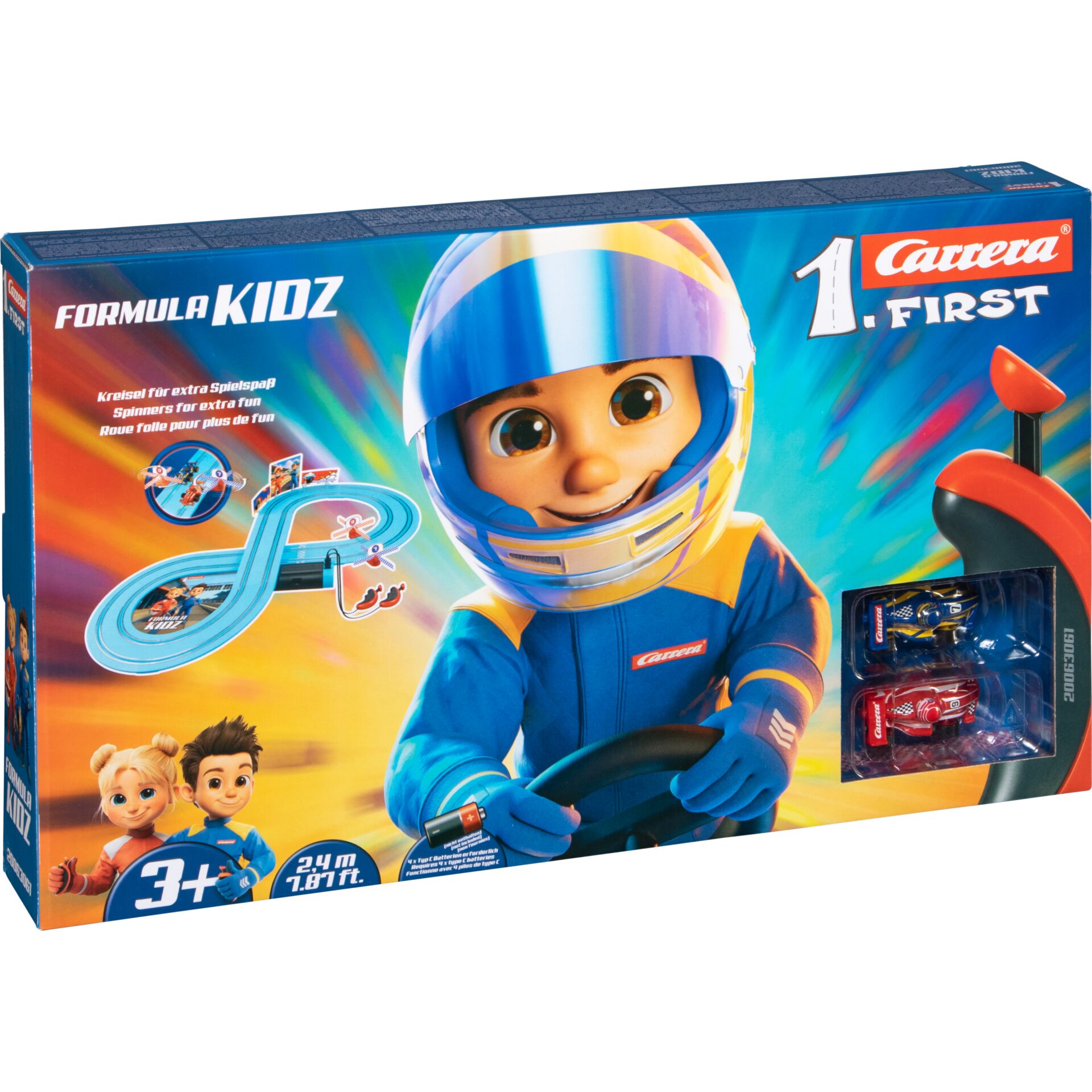 Kinder-Boardspiel, Formel-1, Rennfahrer, Helm, Auto-Spielset