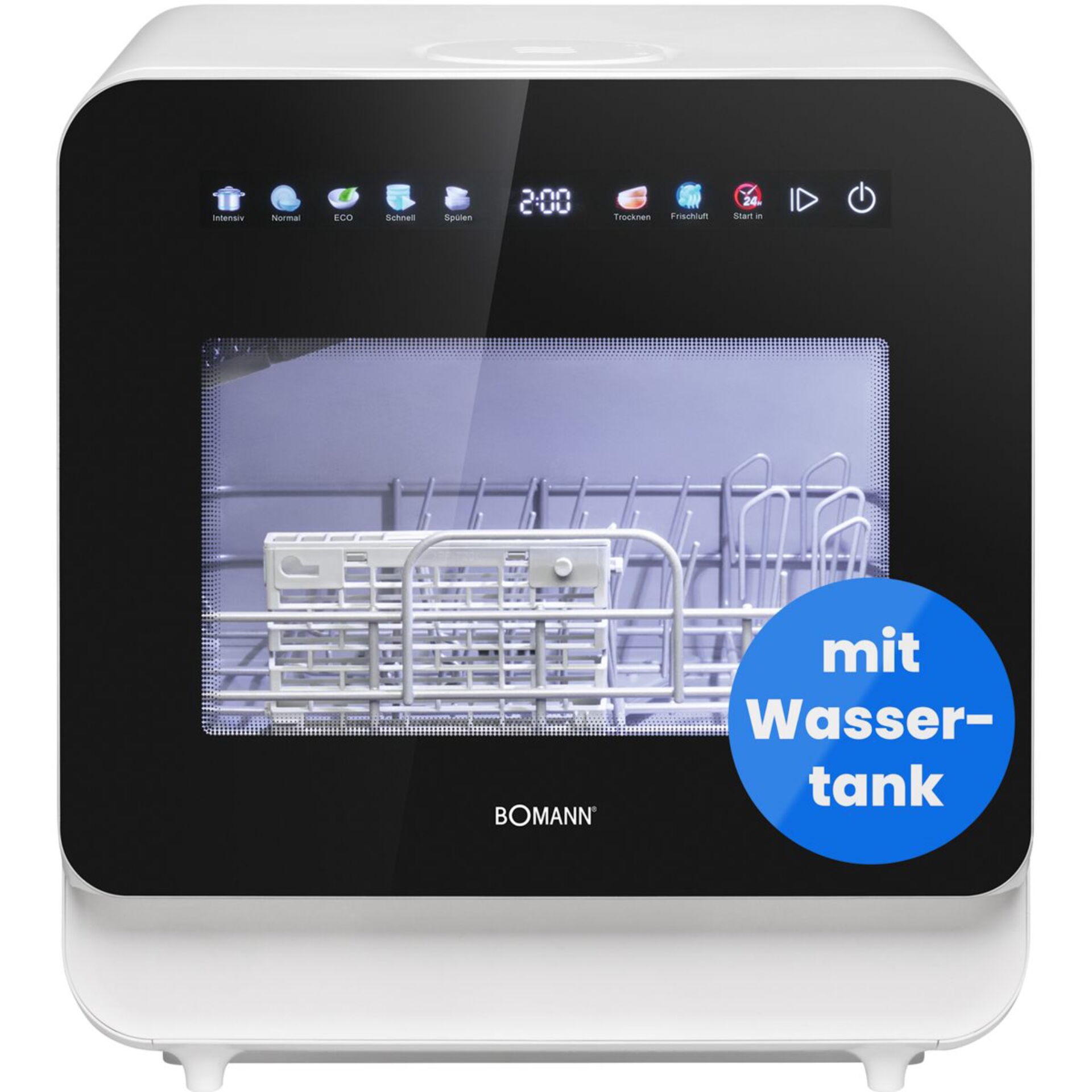 Spülmaschine, Kompakt, Ablage, Waschtank, Dunstabzug?