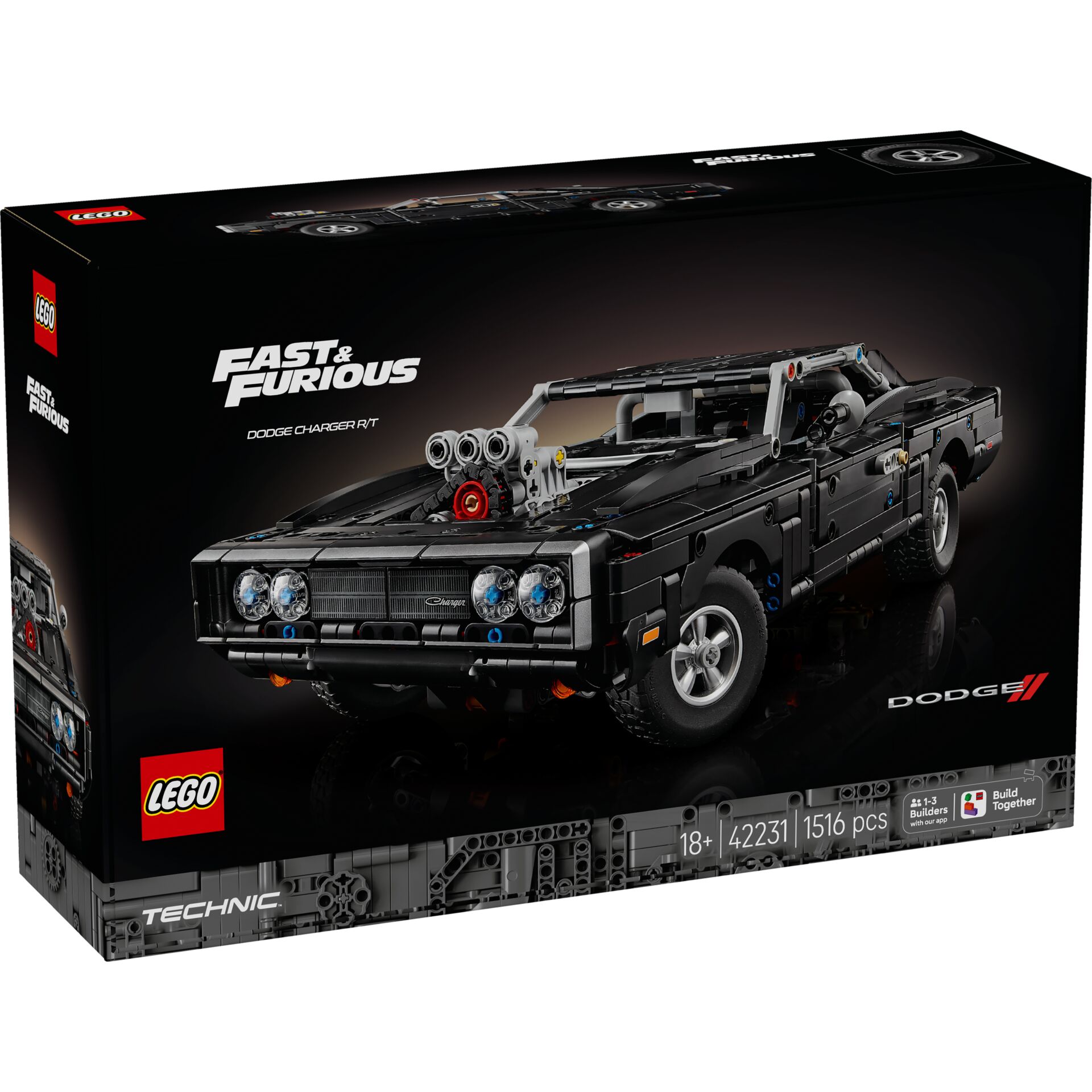 Lego, Technic, Dodge Charger, Sportwagen, Modellebau