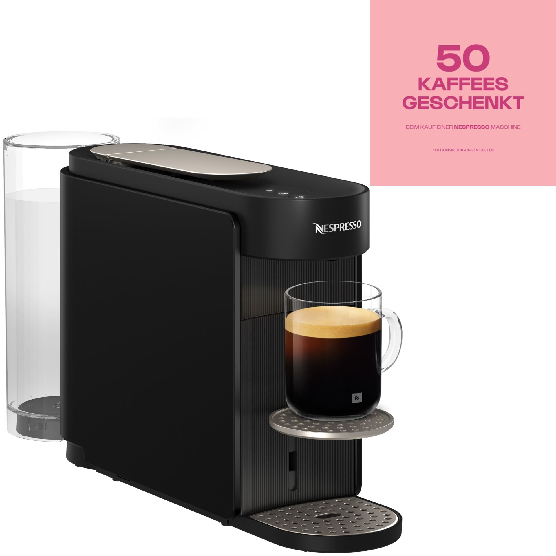 Kaffeemaschine, Espressomaschine, Kapselmaschine, schwarz, Tassenhalterung, Kaffeemaschine, Kapselmaschine, Espresso, Espressotasse, Wassertank, Kaffeemaschine, Kapselmaschine, Espresso, Kaffeeautomat, Tassenablage