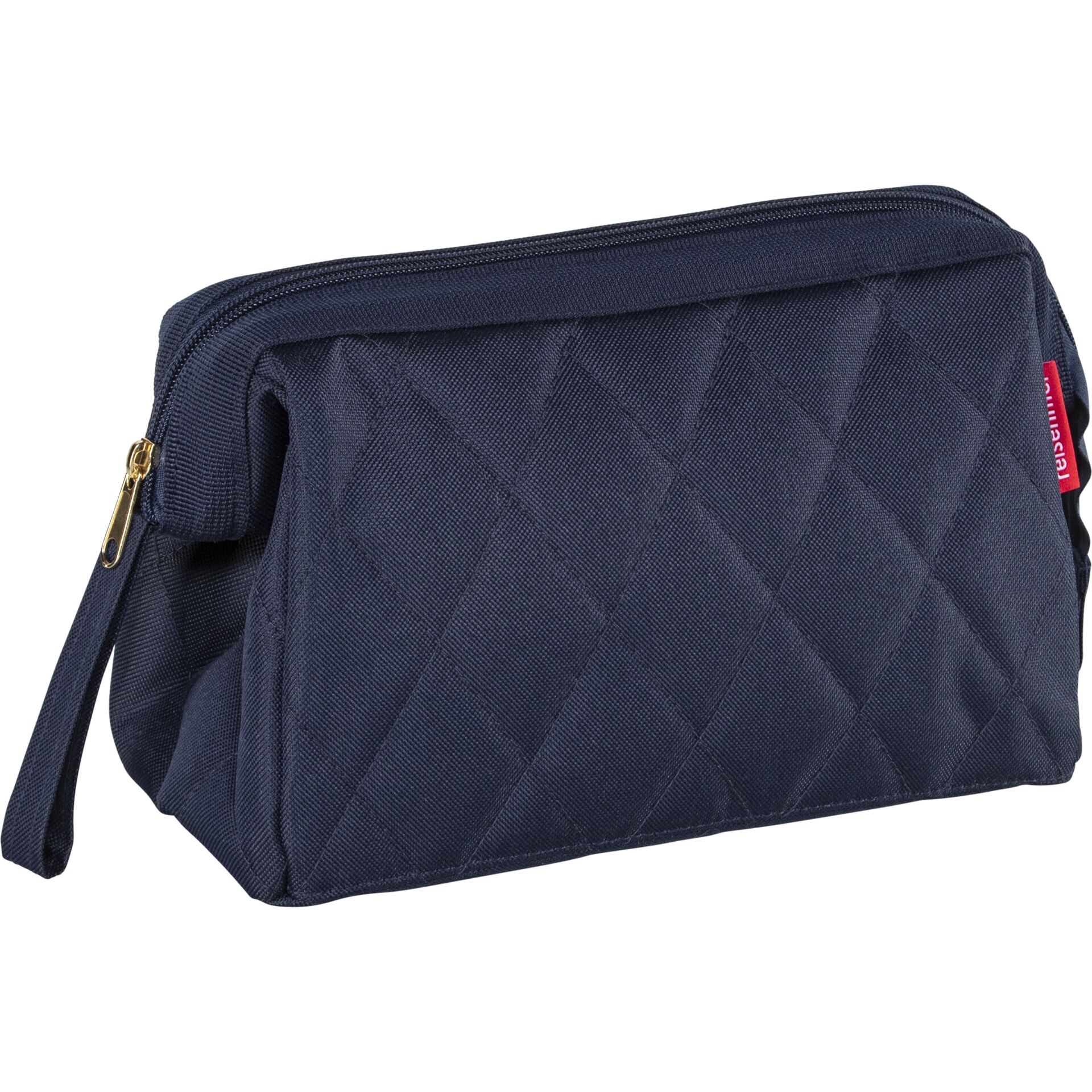 Kosmetiktasche, Quilted, Nachtblau, Reisetasche, Zipper-Tasche