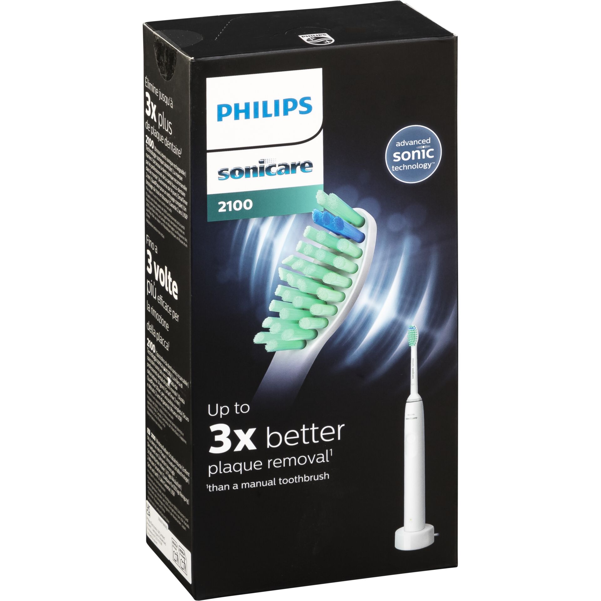Elektrische Zahnbürste, Schallzahnbürste, Sonic Technology, Aufsteckbürsten, Plaque removal