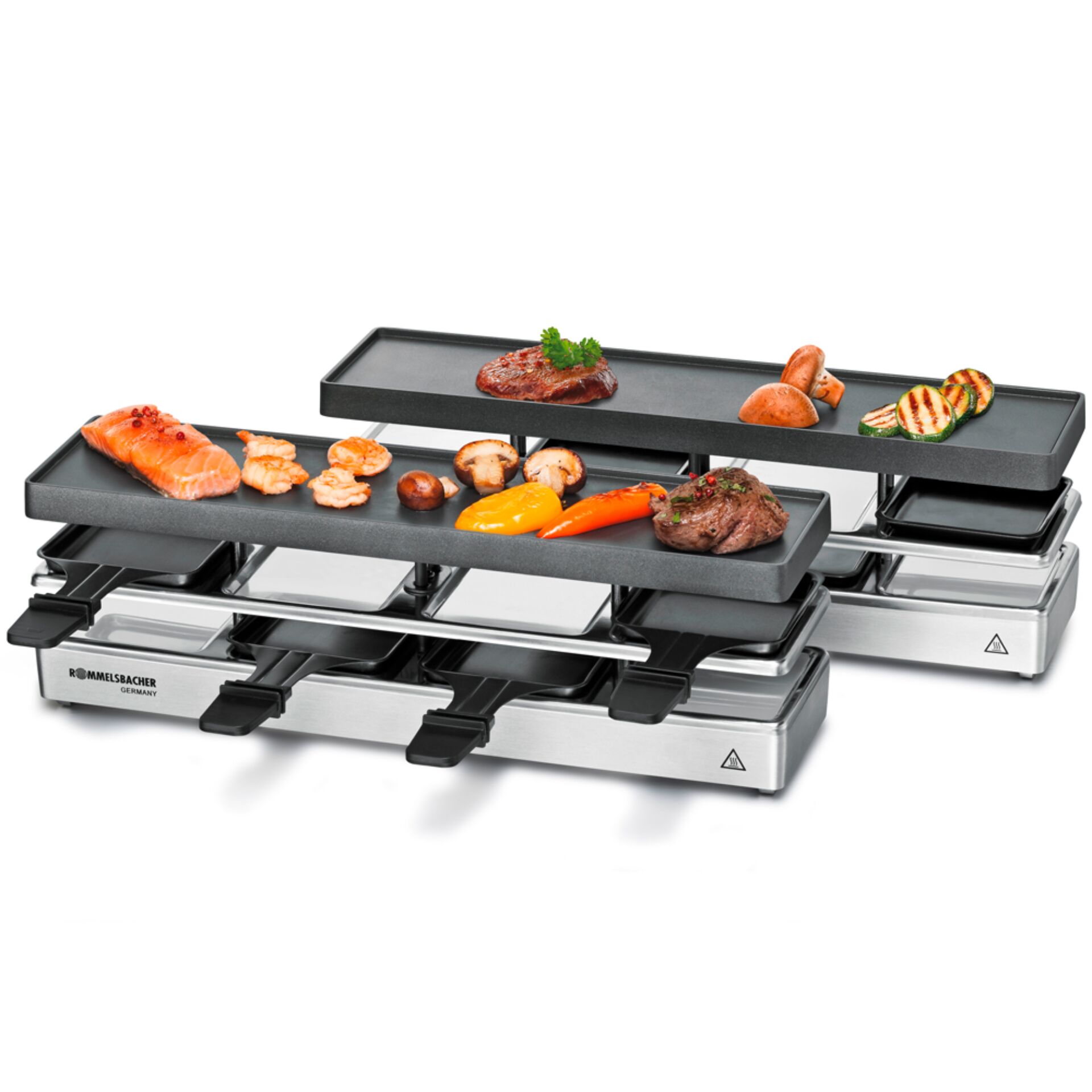 Kontaktgrill, Grillplatte, Multi-Level Grill, Edelstahl, Bratfläche