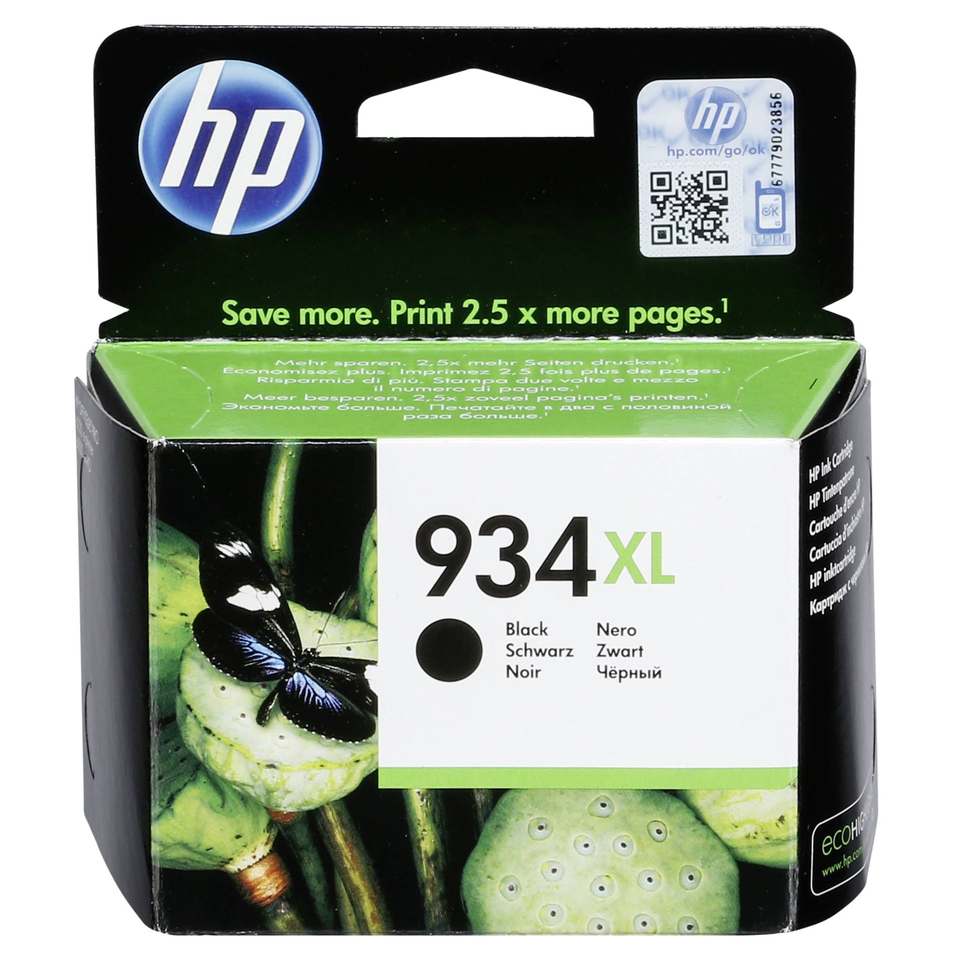 HP C2P23AE Tintenpatrone schwarz  No. 934 XL