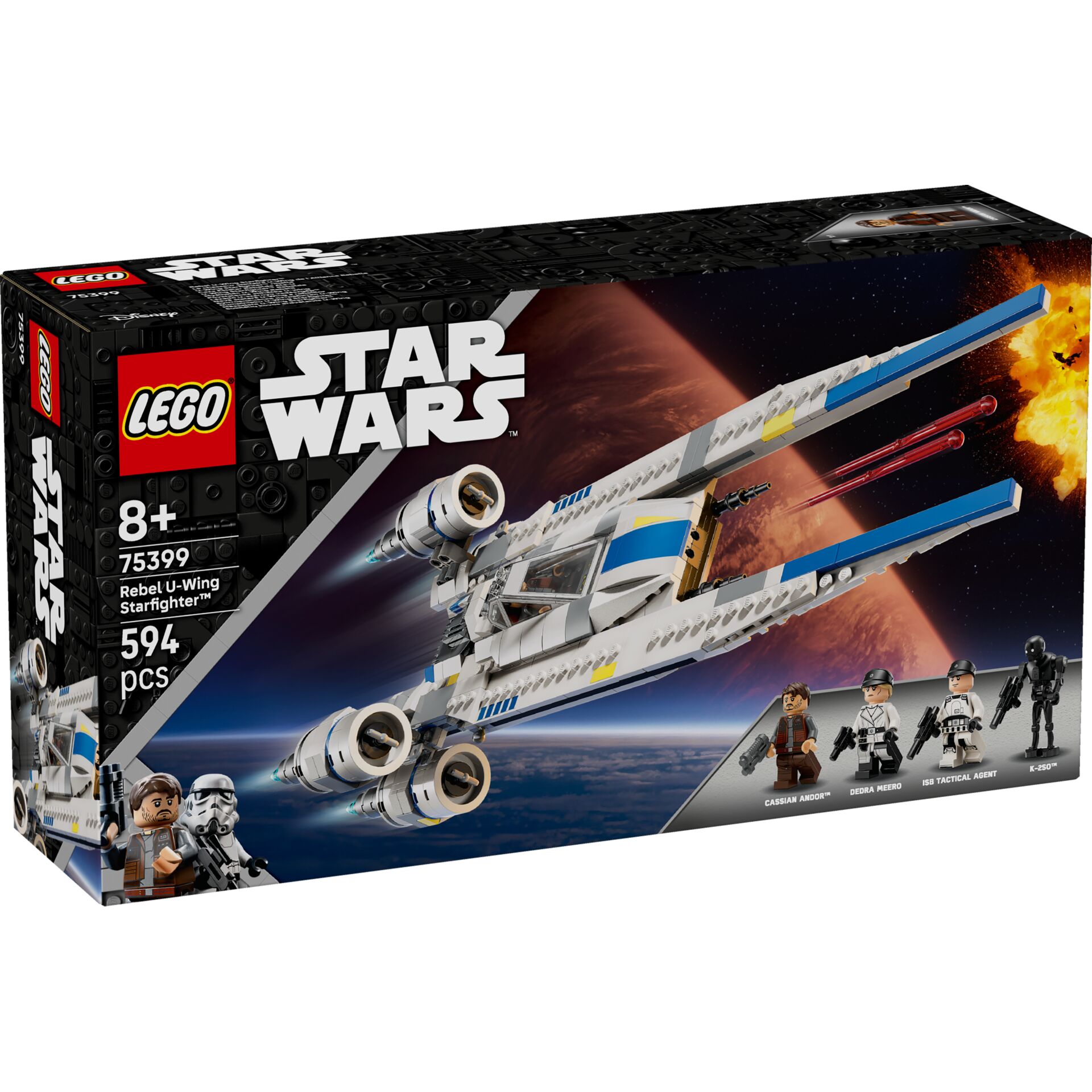 Lego, Star Wars, Rebel U-Wing, Raumschiff, 594 Teile