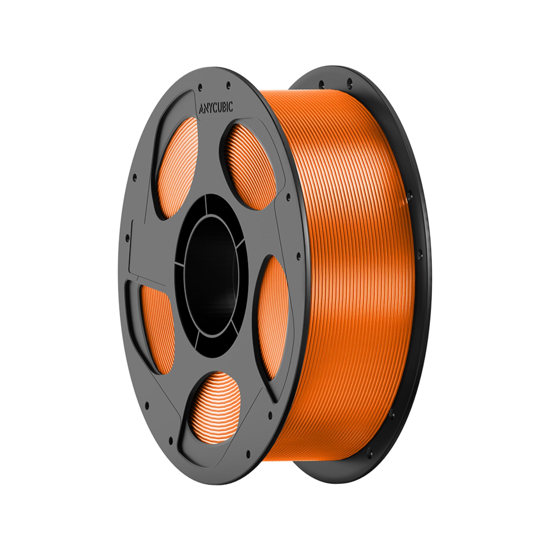 3D-Druck Filament, PLA Filament, Orangen Filament, Spule, Kabelaufbau