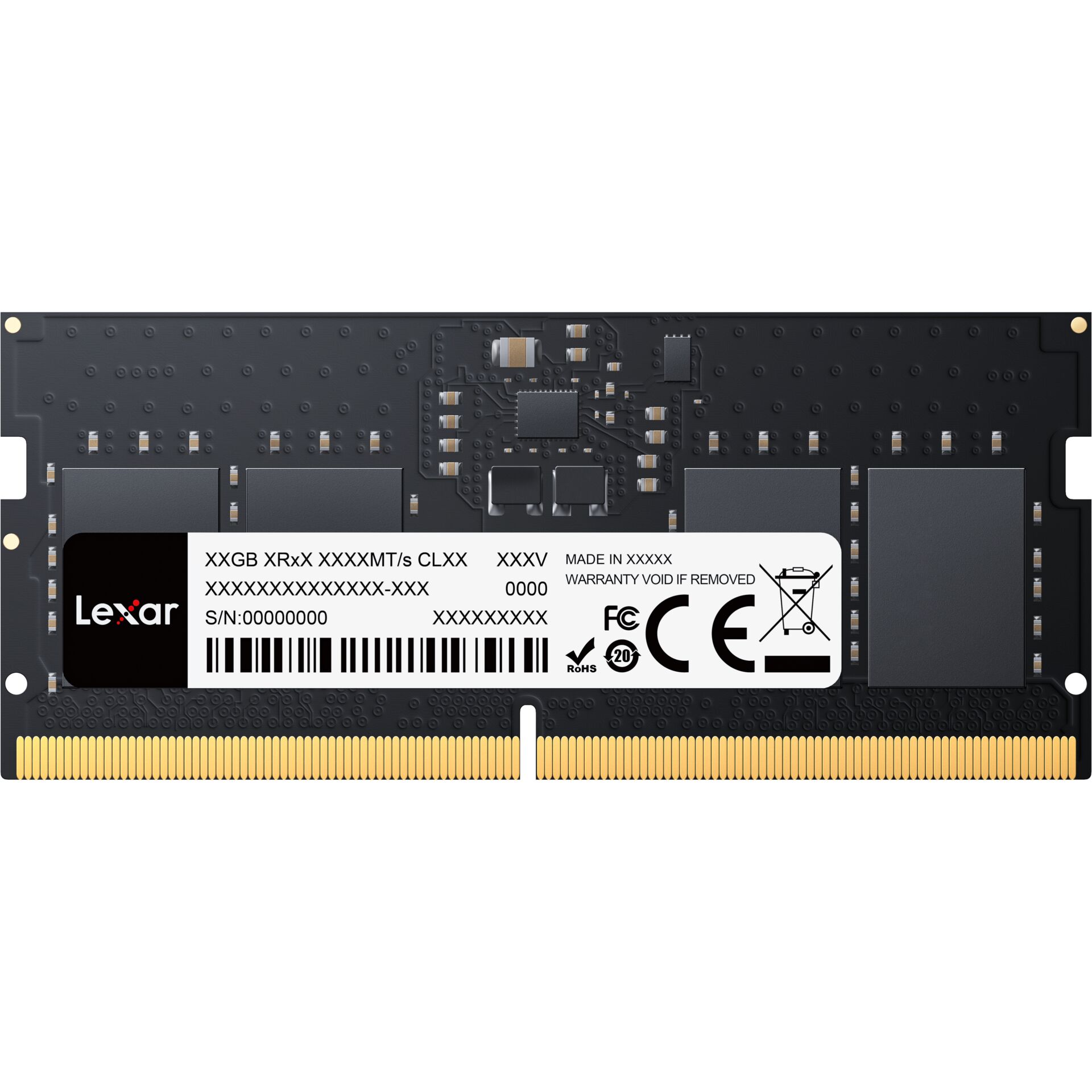 RAM, DDR5, 8GB, SO-DIMM, Laptop-Speicher, SSD, M.2, RAM-Modul, PCIe, Lexar