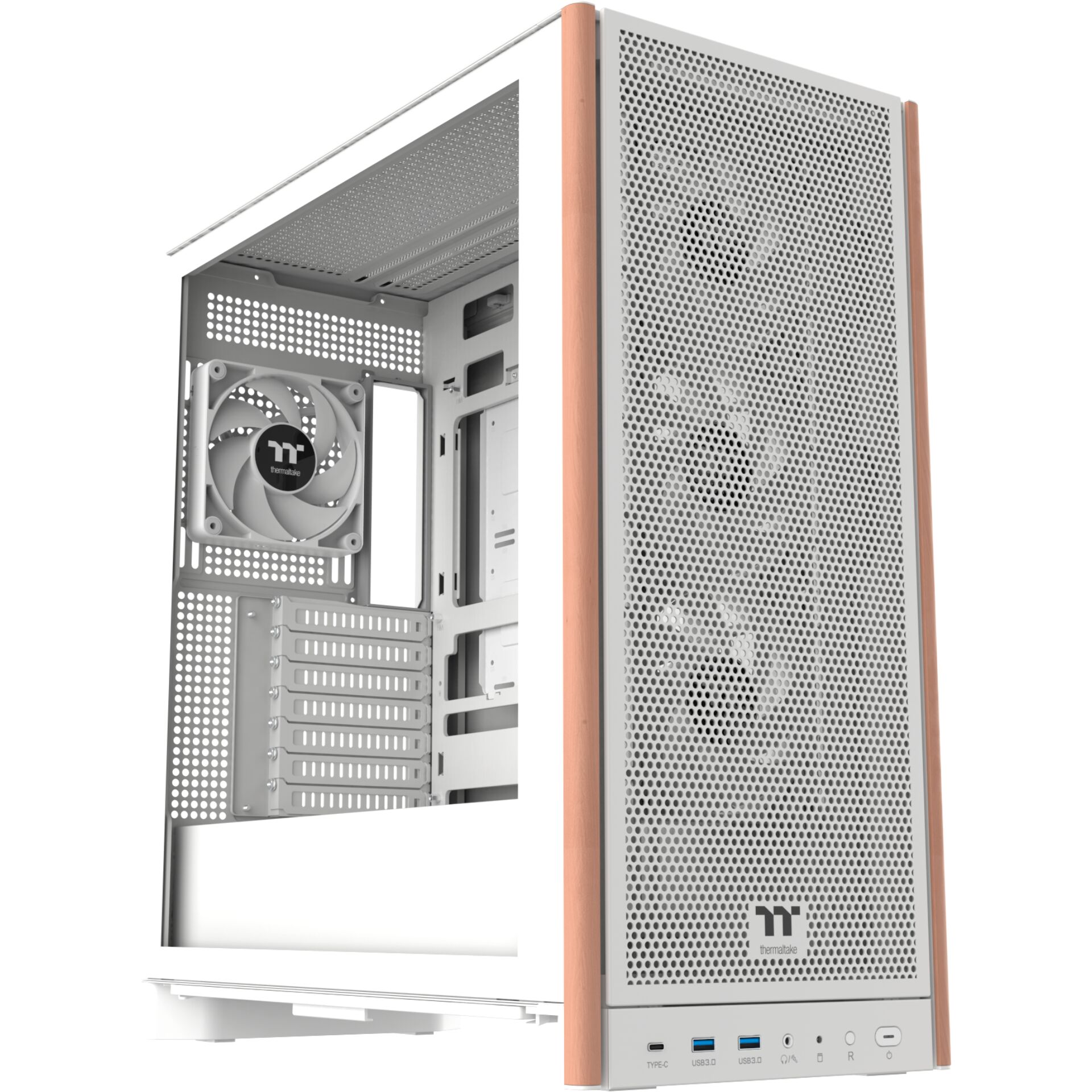Mid-Tower, PC-Gehäuse, Mesh-Front, Lüfter, Schmuseholz?