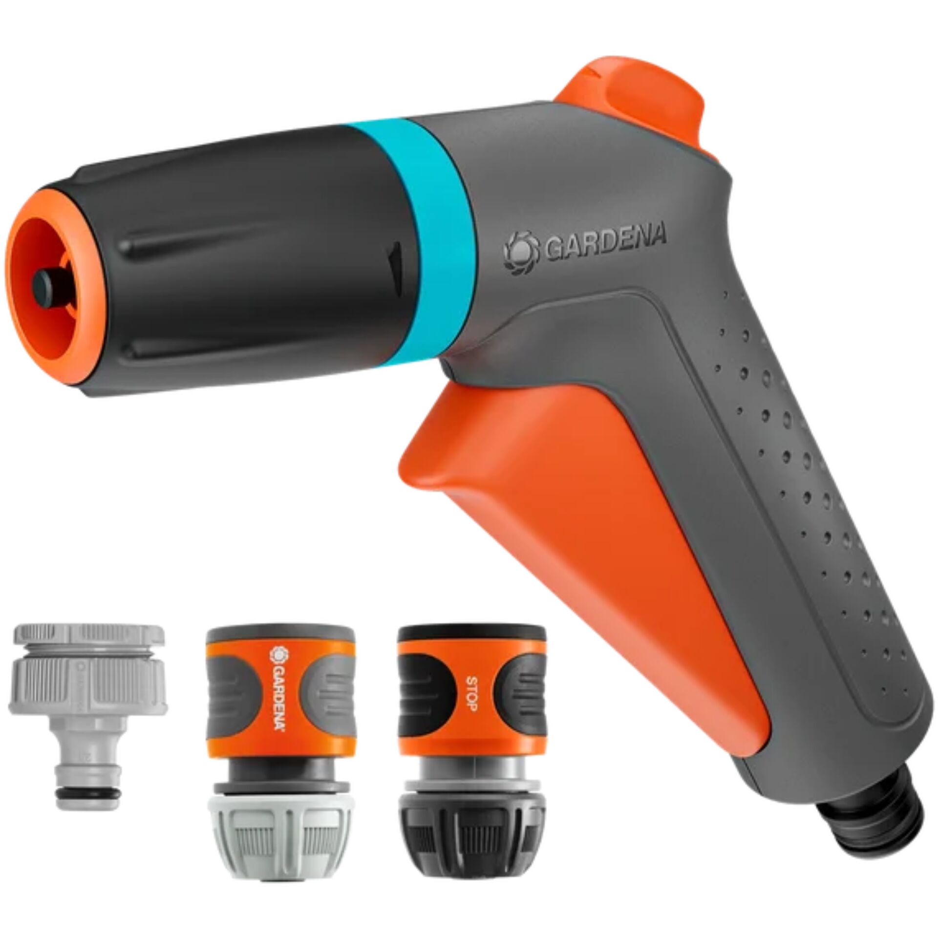 Garten Pistole, Gartenschlauch-Düse, Bewässerungsspritze, Verlängerungs-Adapter, Schnellanschluss