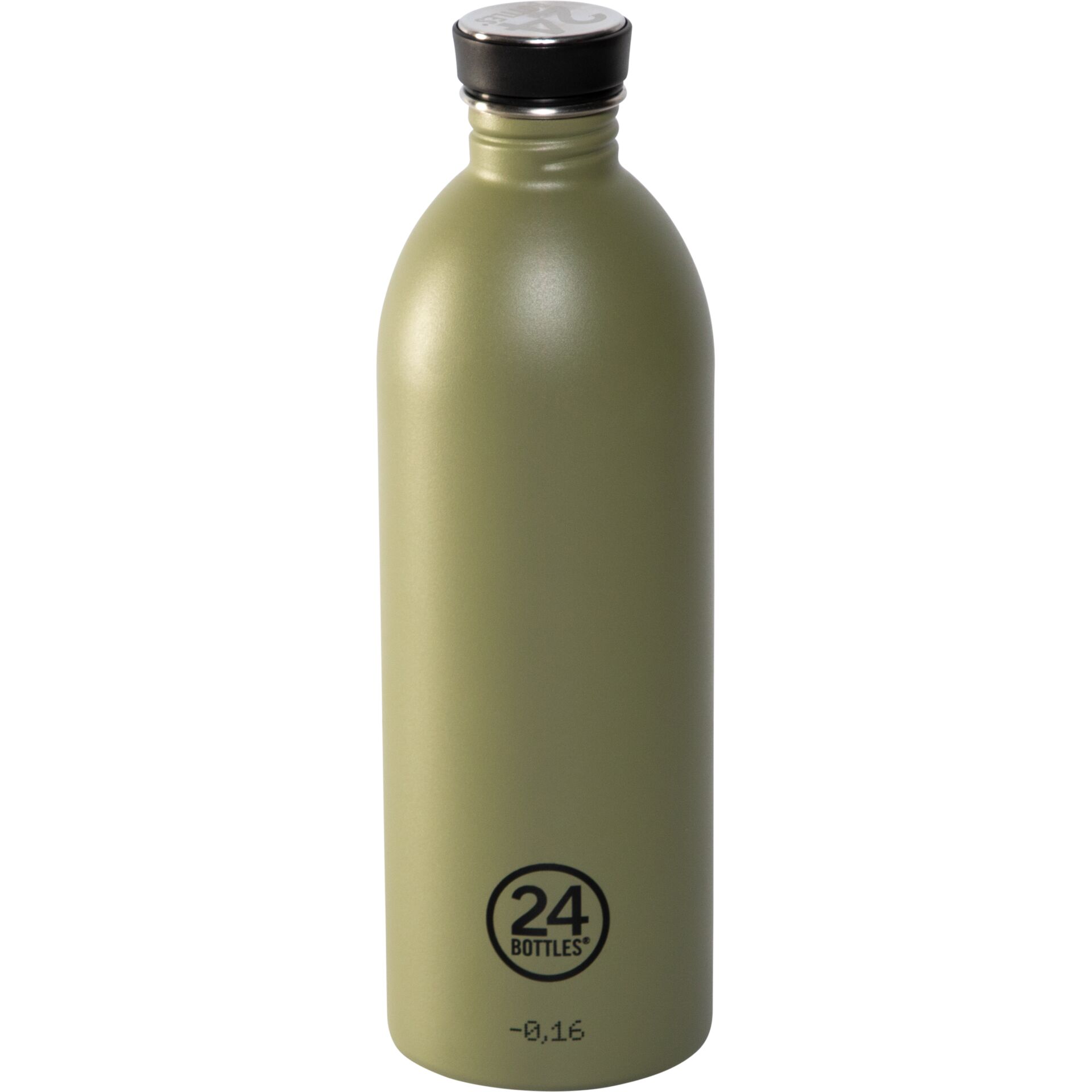 Aluminiumflasche, Wasserflasche, Nachfüllbare Flasche, Korkenverschluss, 24 Bottles logo