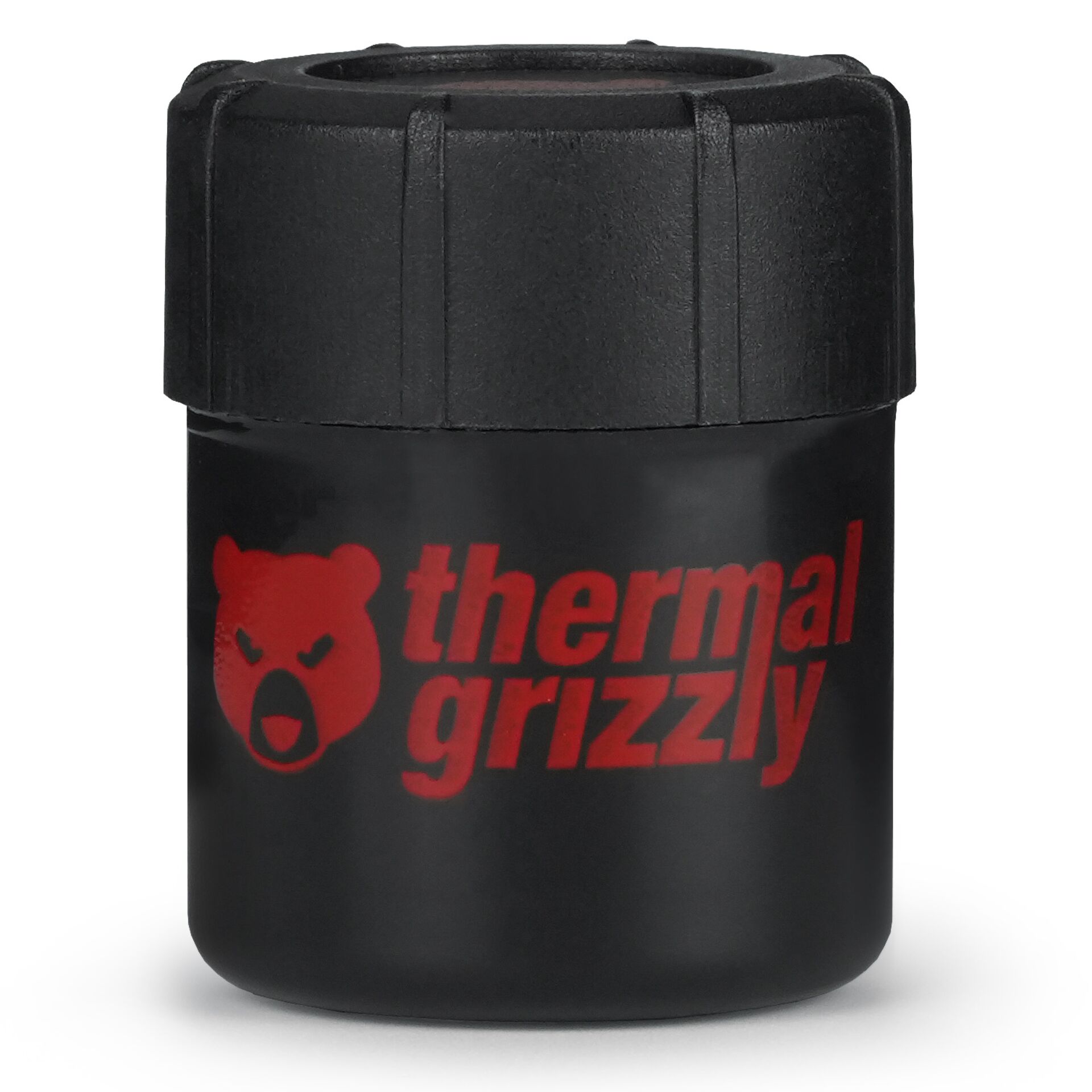 thermos, grizzly, behälter, schwarz, deckel