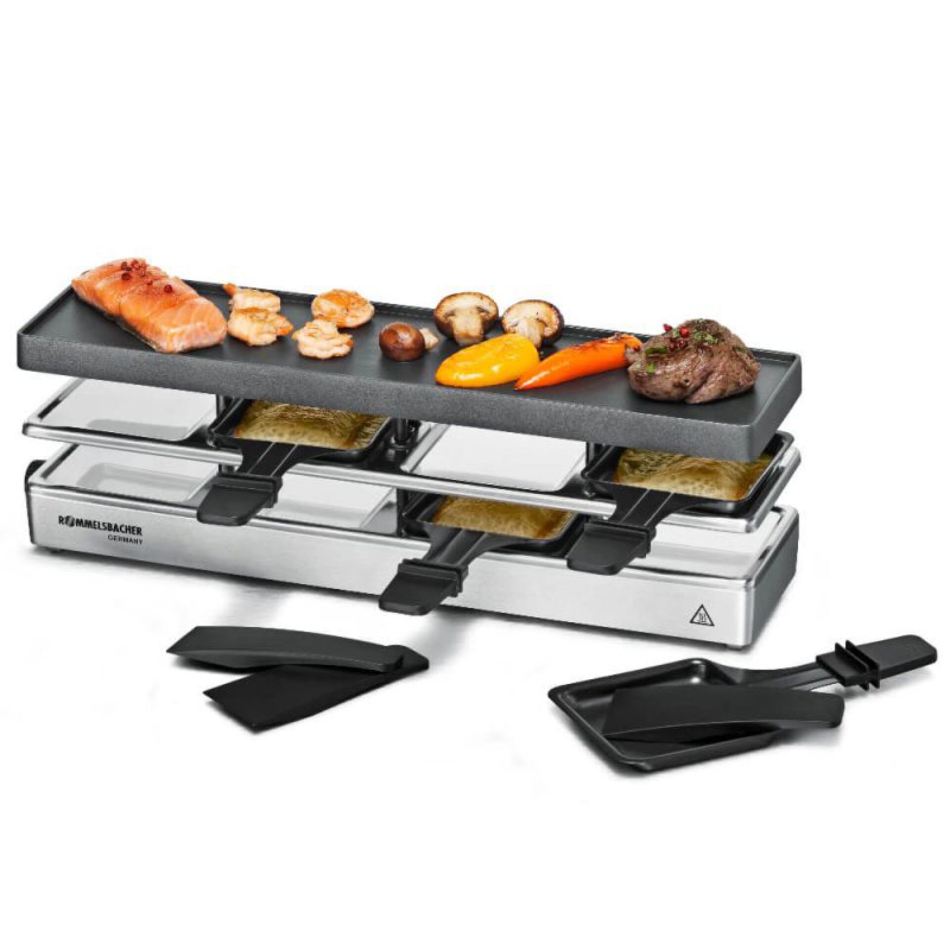 Kontaktgrill, Grillplatte, Steckgrill, Streckgrill, Rechteckig