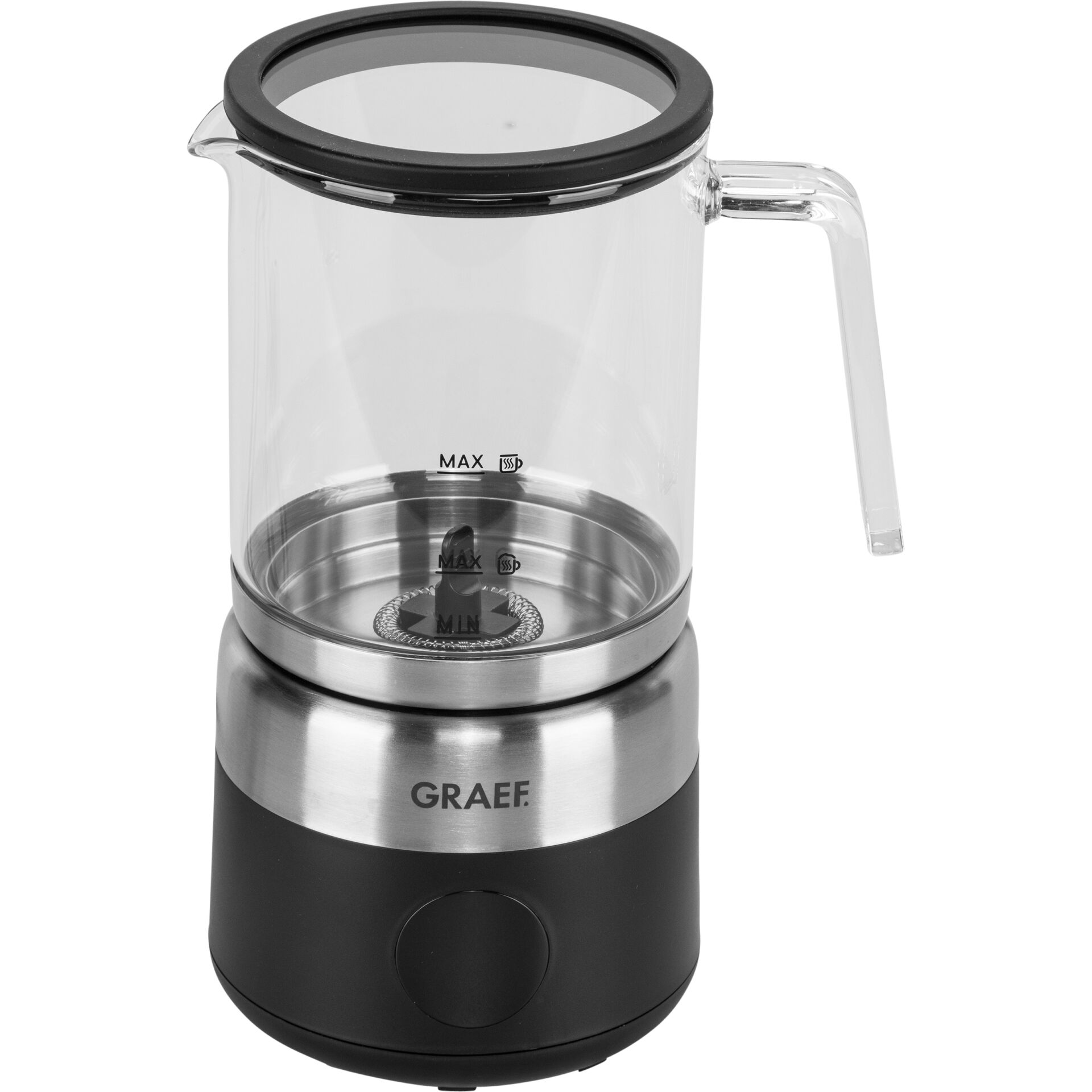 Kaffee-Geschirr, Kaffeemaschine, Glasbehälter, Stahlboden, Griff