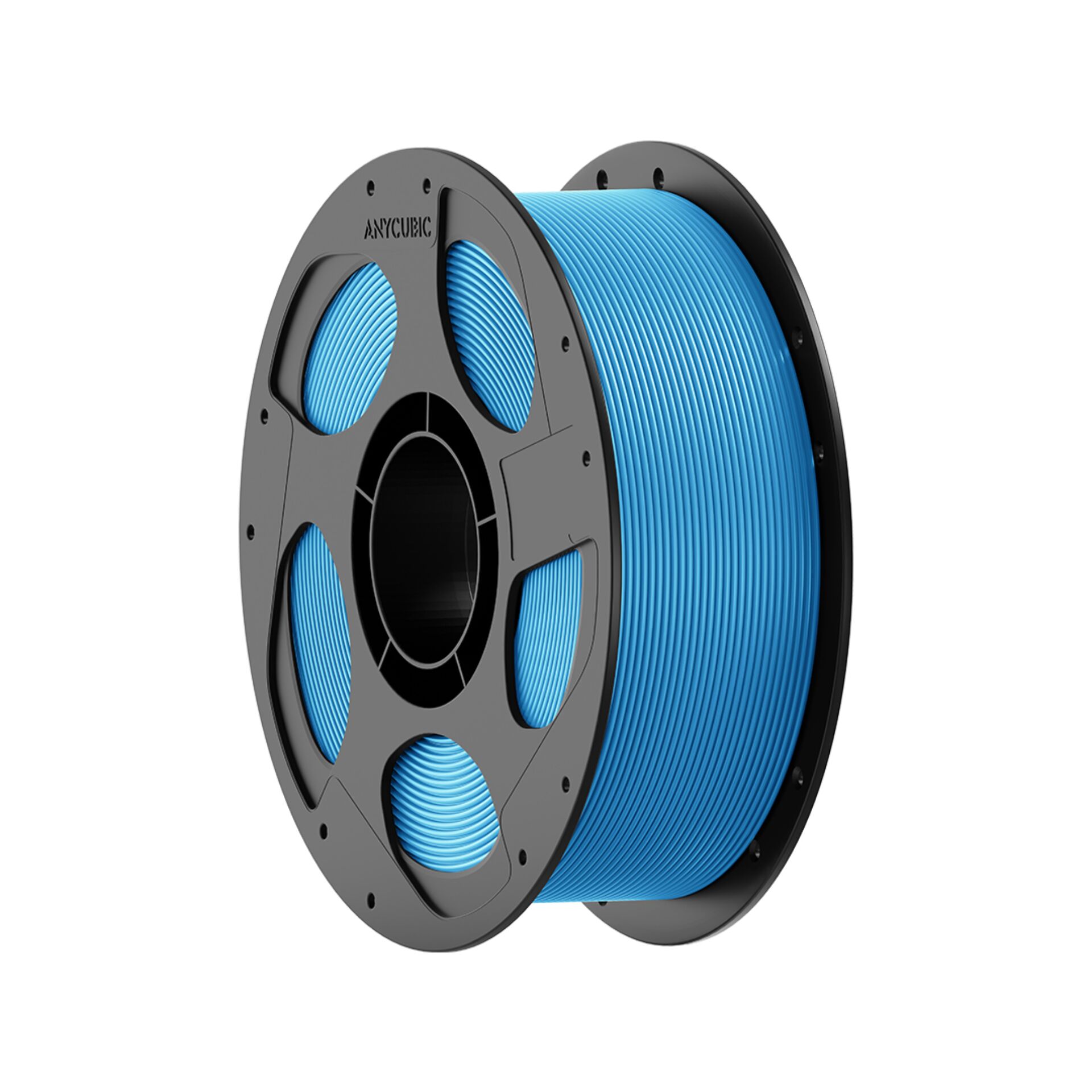 3D-Draht Filament, PLA-Filament, blaues Filament, Spule, Filamentrolle