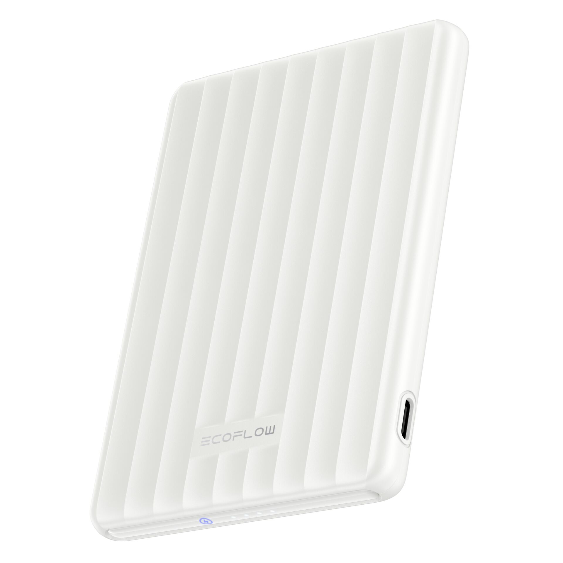 external-hard-drive, portable, weiß, Rillenstruktur, USB-C