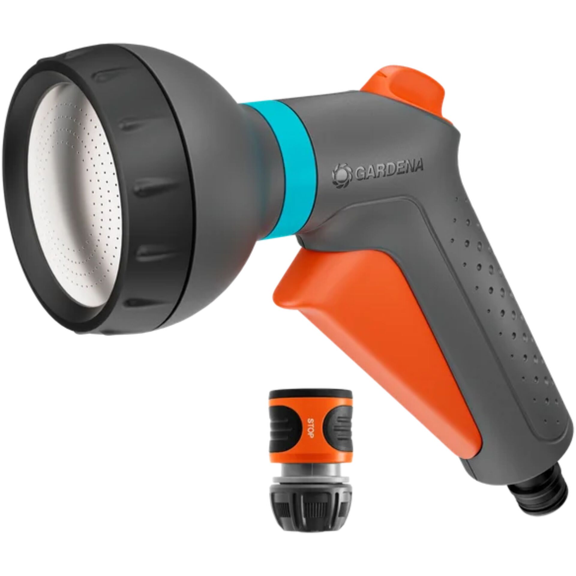 Gartenbrause, Bewässerung, Sprühkopf, Kunststoff, Adapter