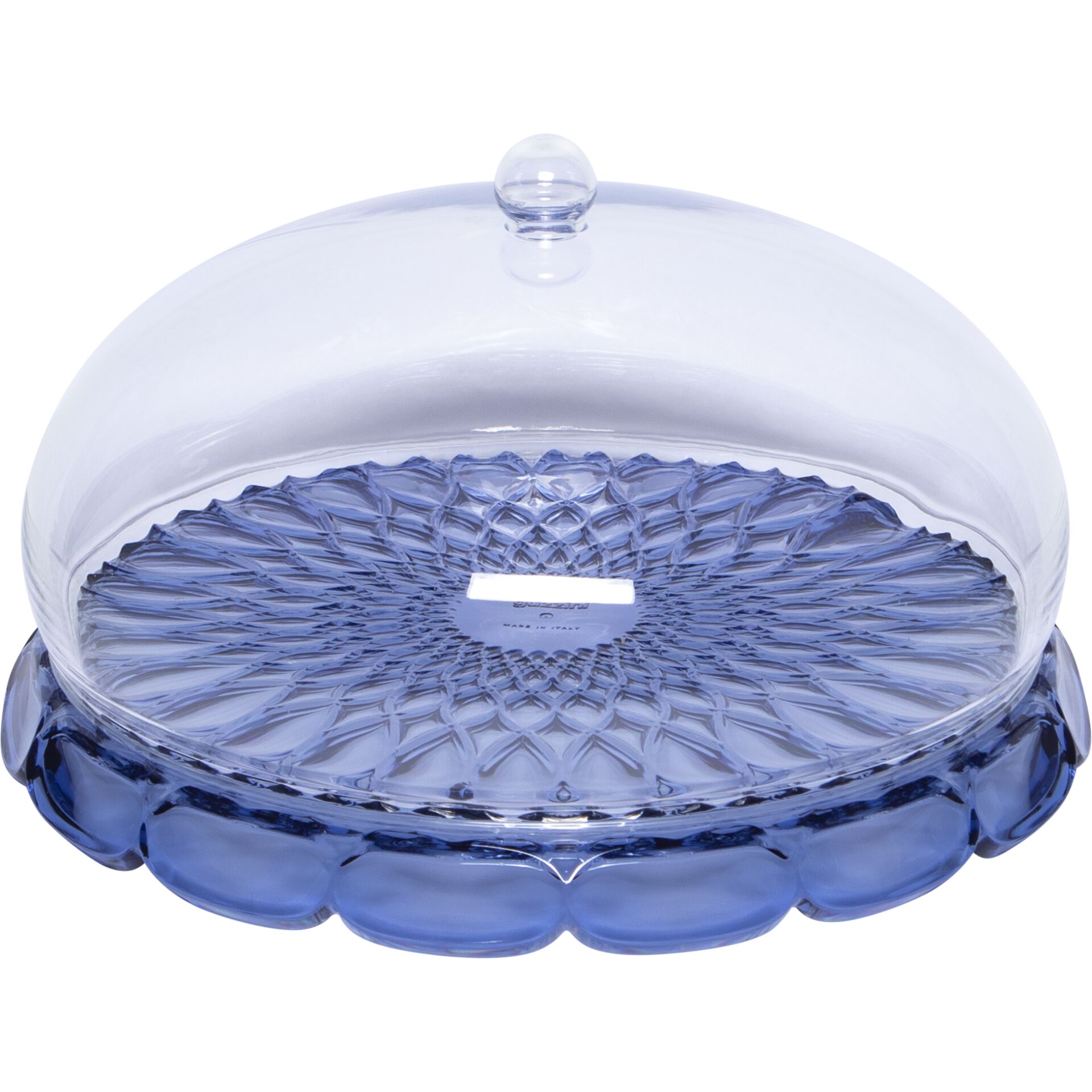tiara, glasplatte, bodenplatte, muster, blau
