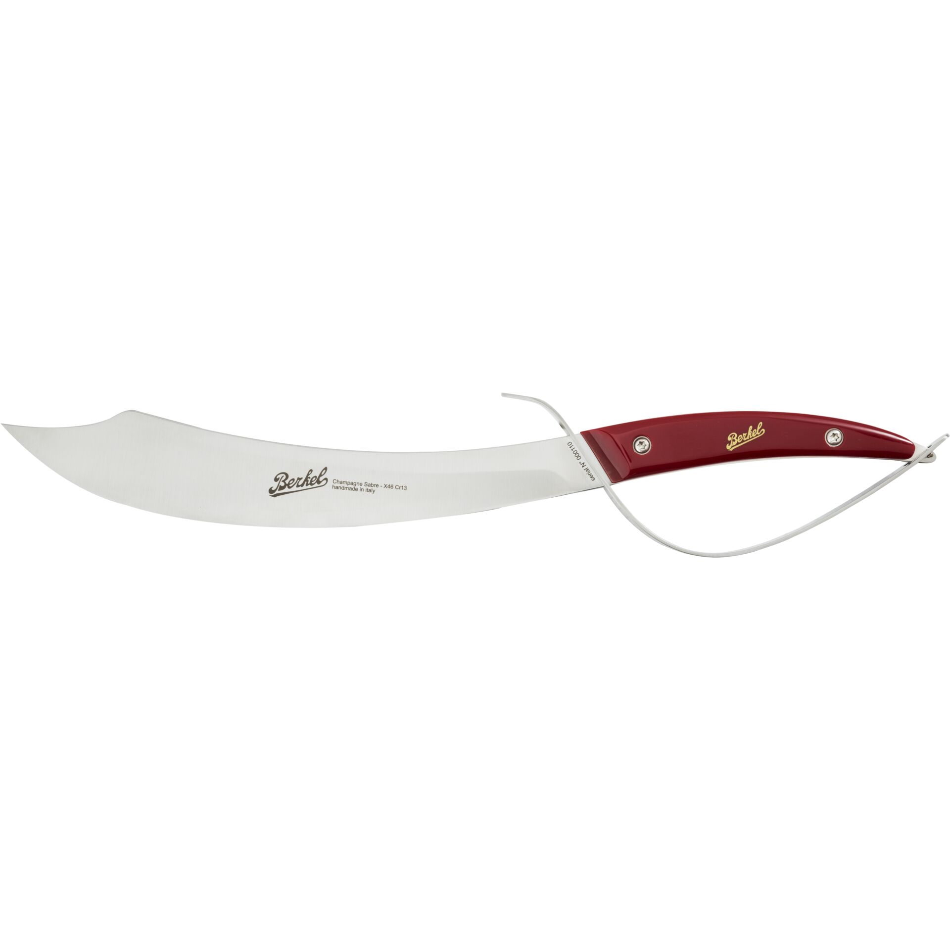 Messer, Säbelklinge, Champagner Säbel, Holzgriff, Dekorsäbel