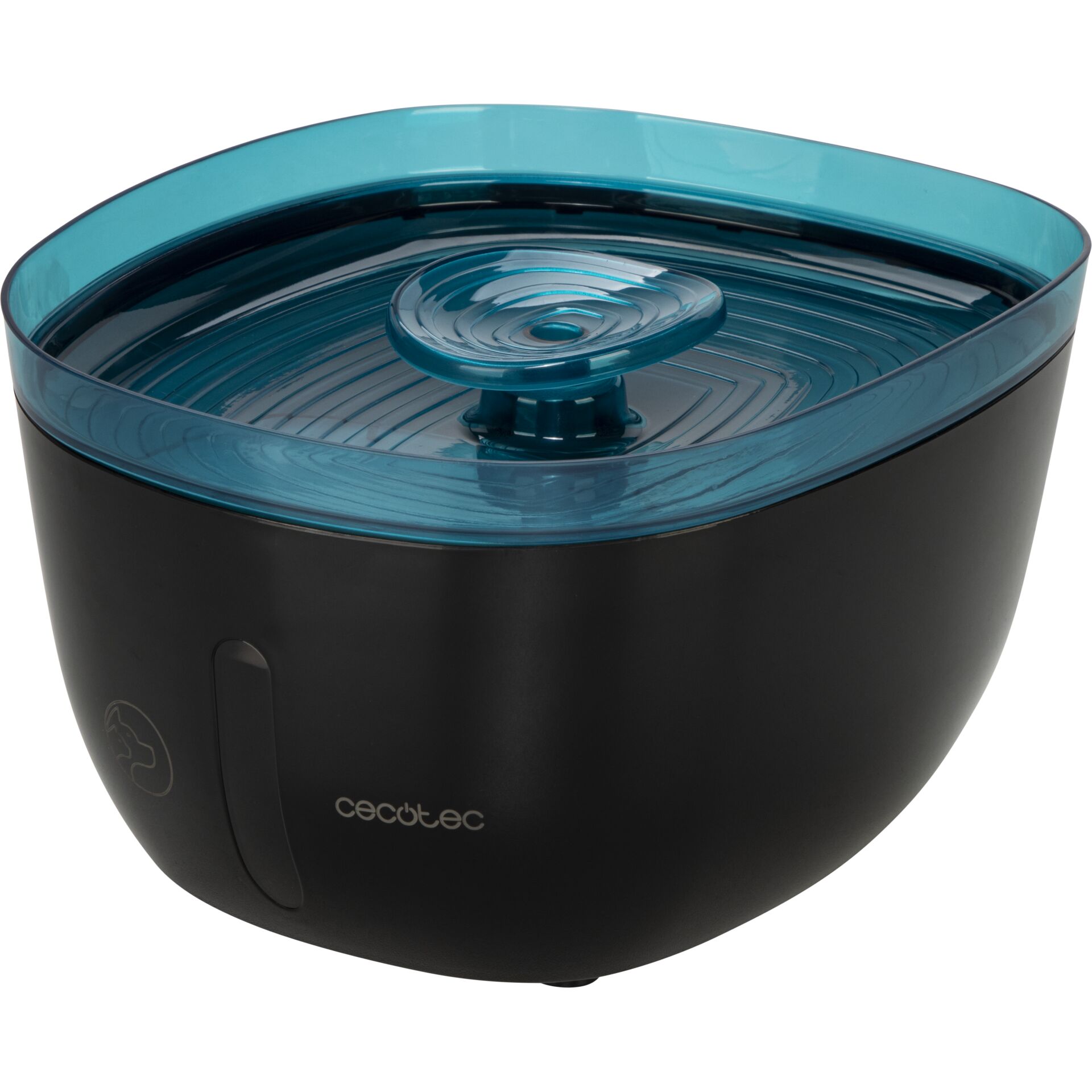 Toaster, Blue lid, Black body, Ceramic, Compact