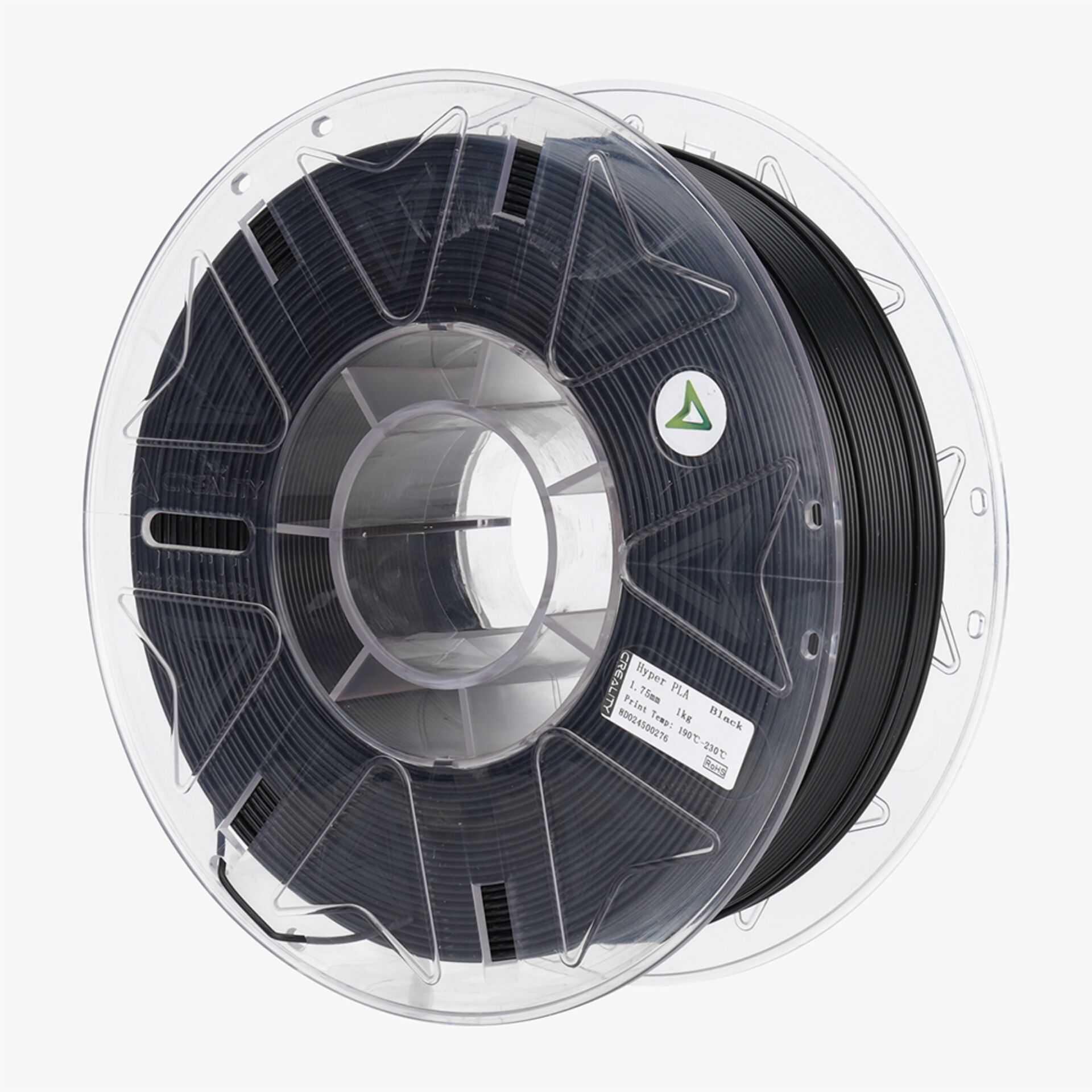 3D-Druck Filament, PLA Filament, Schwarz Filament, Spule, PLA Schwarz