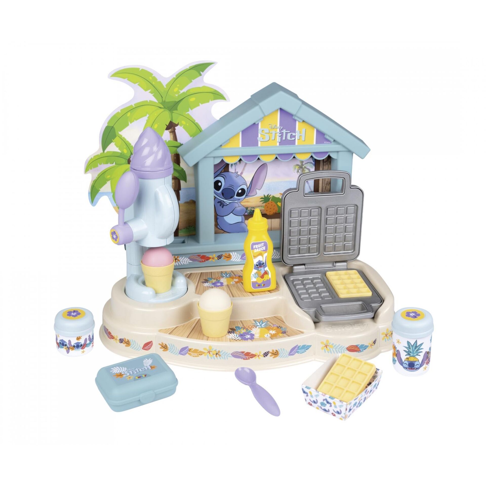Playscale, Kaffeestand, Kettchen, Fruchtsoße, Stitch-Spielset