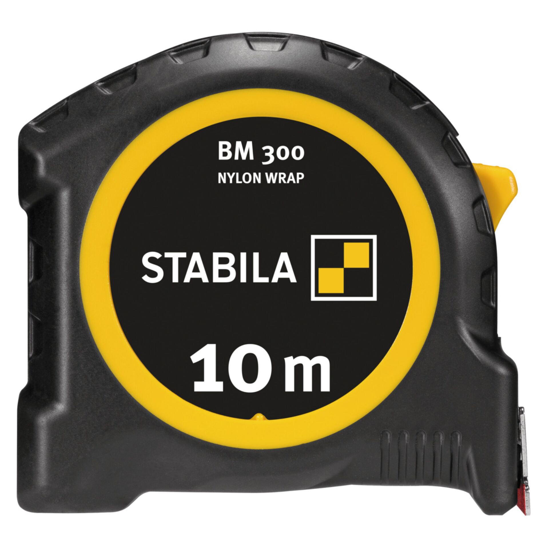 Messband, Nylonband, 10 m, gelb-schwarz, STABILA